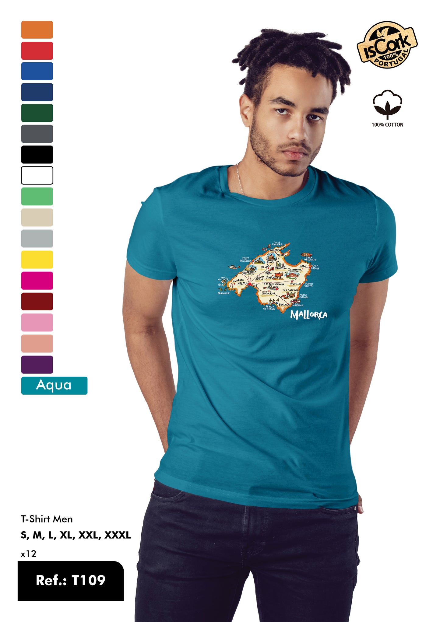 T-Shirt Adulto - Ref. T109 - Mallorca