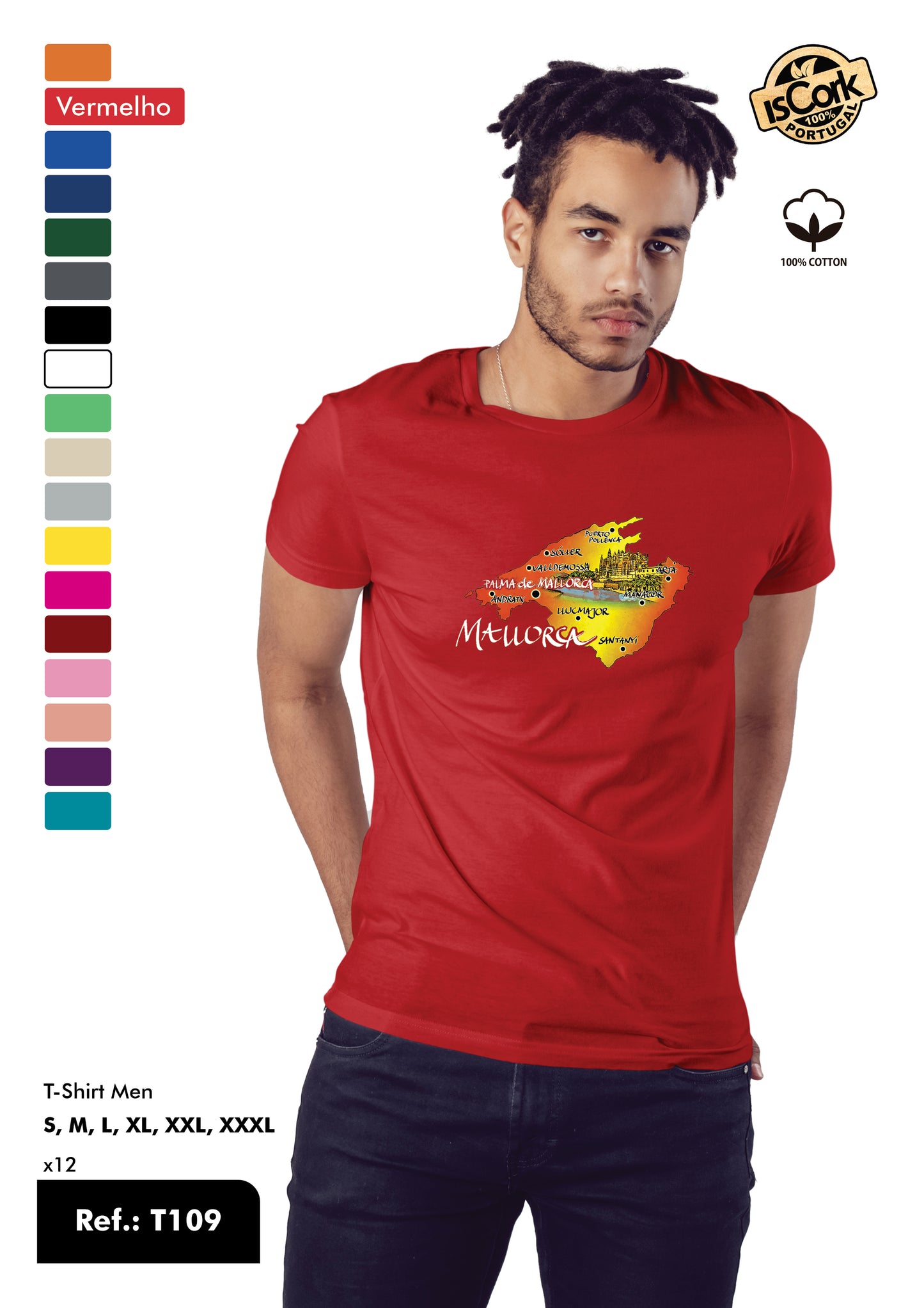 T-Shirt Adulto - Ref. T109 - Mallorca