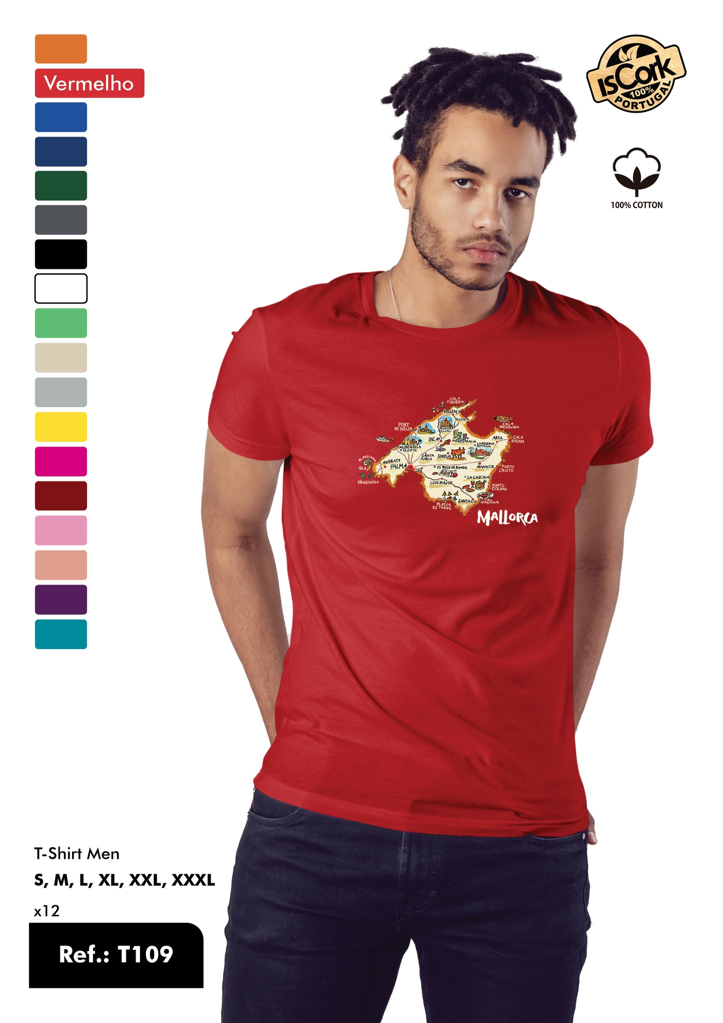 T-Shirt Adulto - Ref. T109 - Mallorca