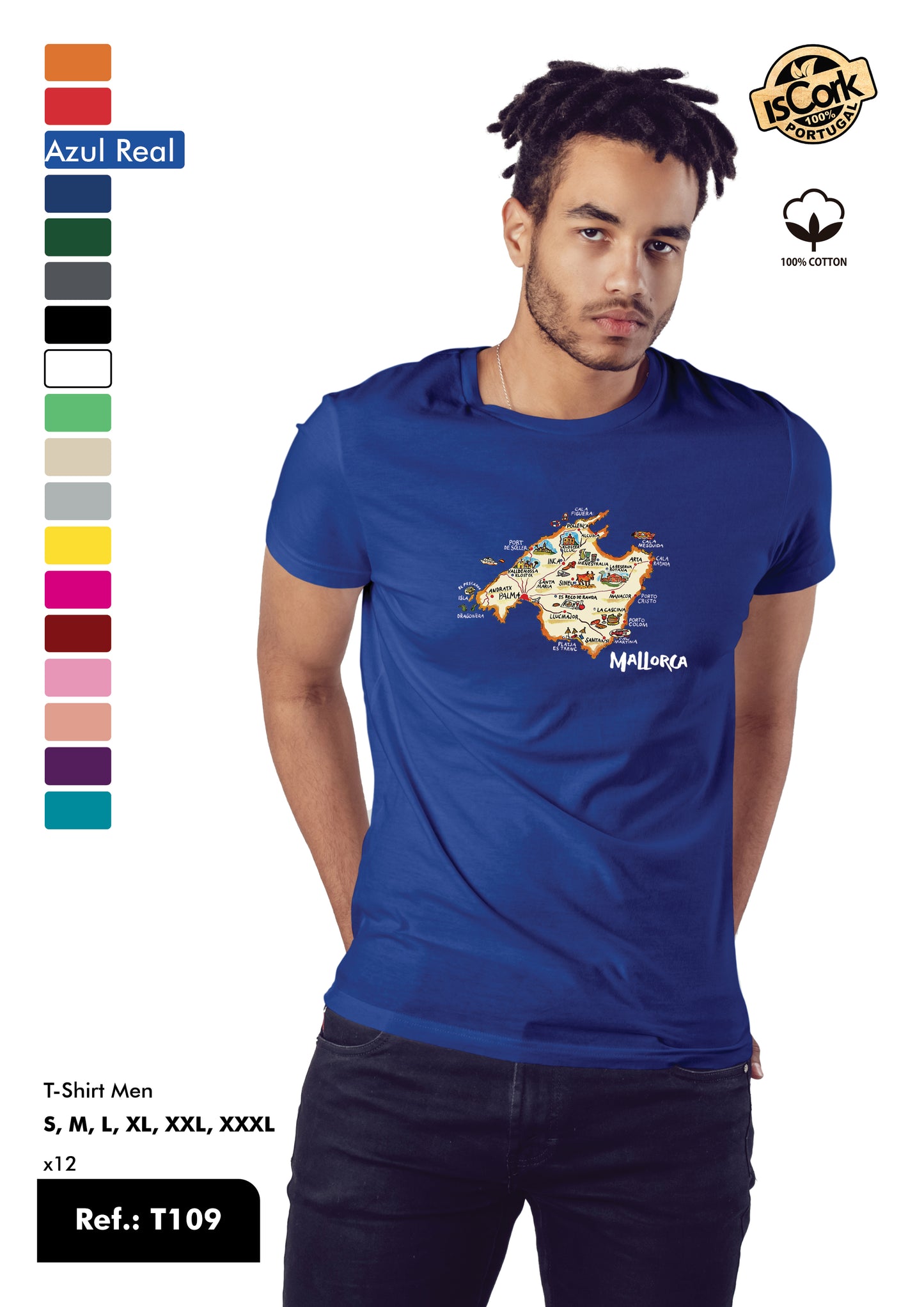 T-Shirt Adulto - Ref. T109 - Mallorca