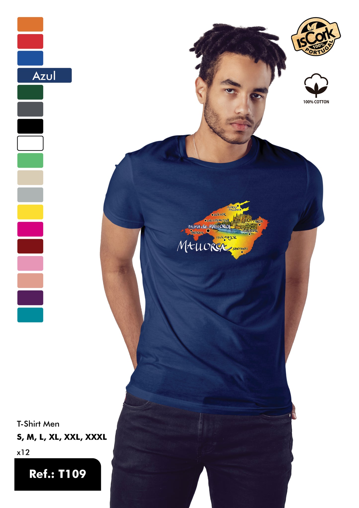 T-Shirt Adulto - Ref. T109 - Mallorca