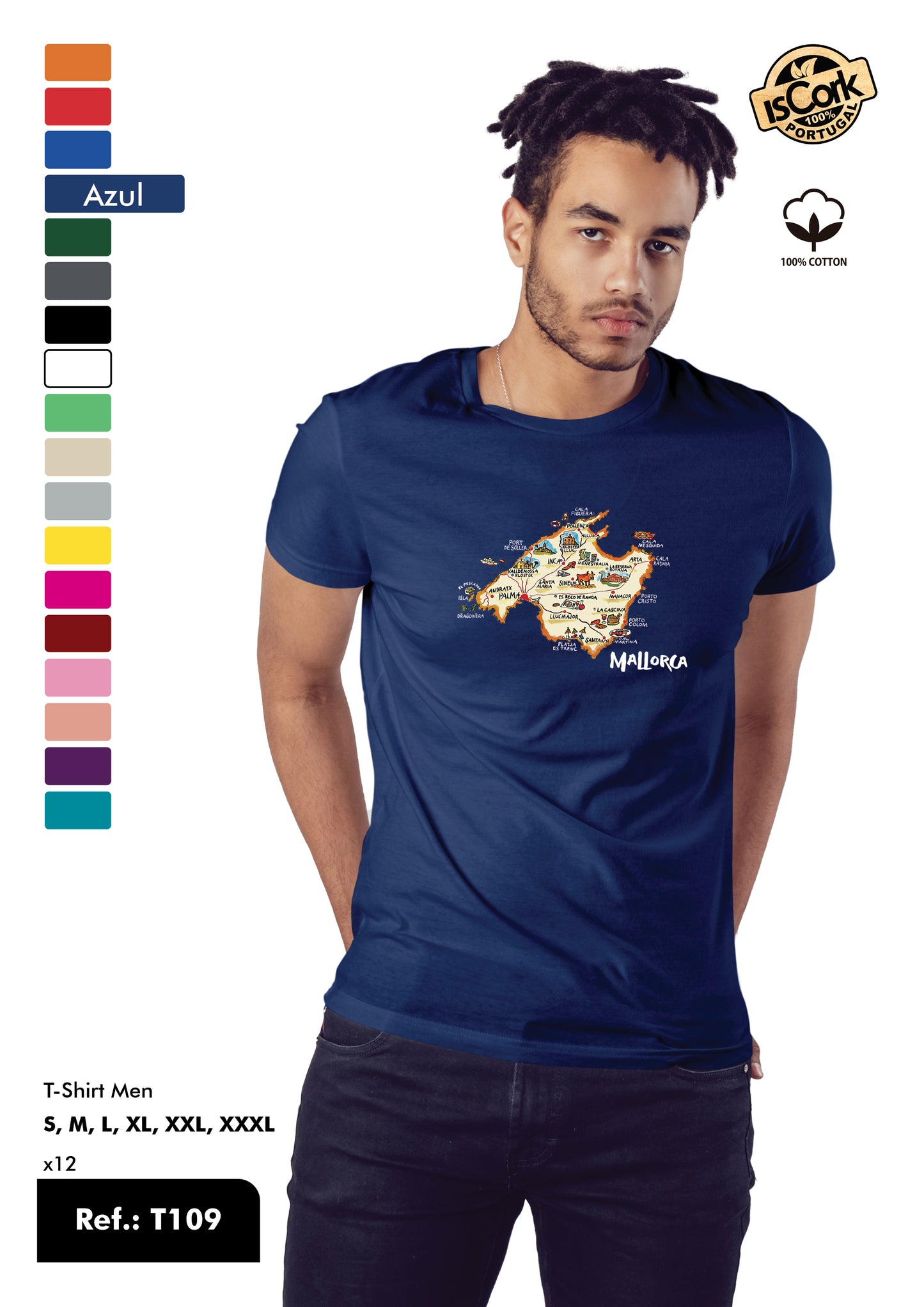 T-Shirt Adulto - Ref. T109 - Mallorca
