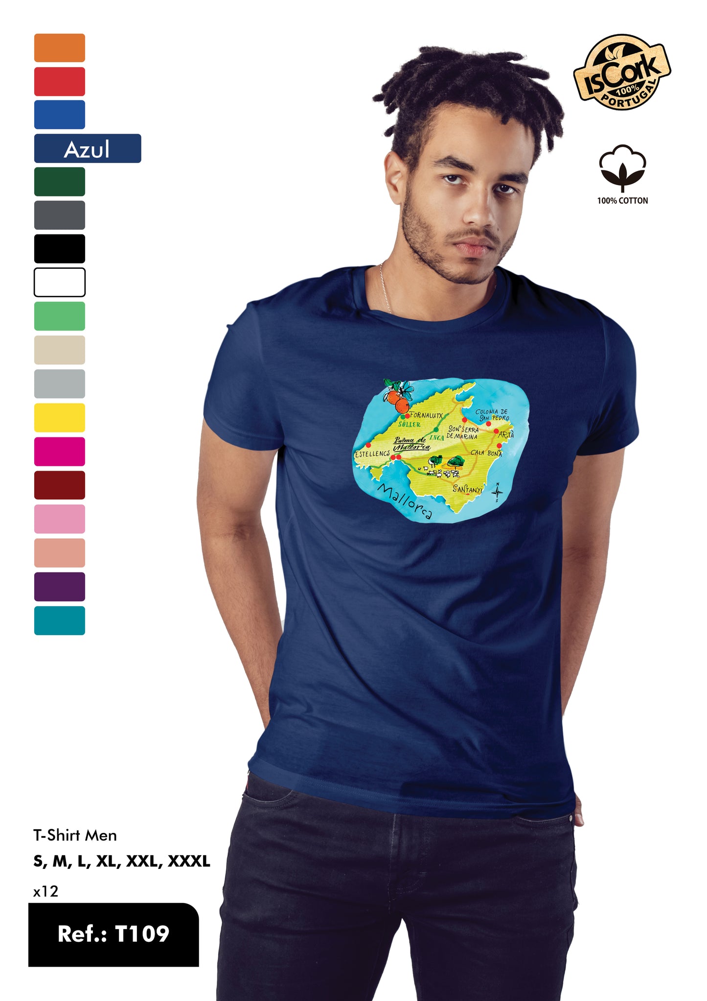 T-Shirt Adulto - Ref. T109 - Mallorca