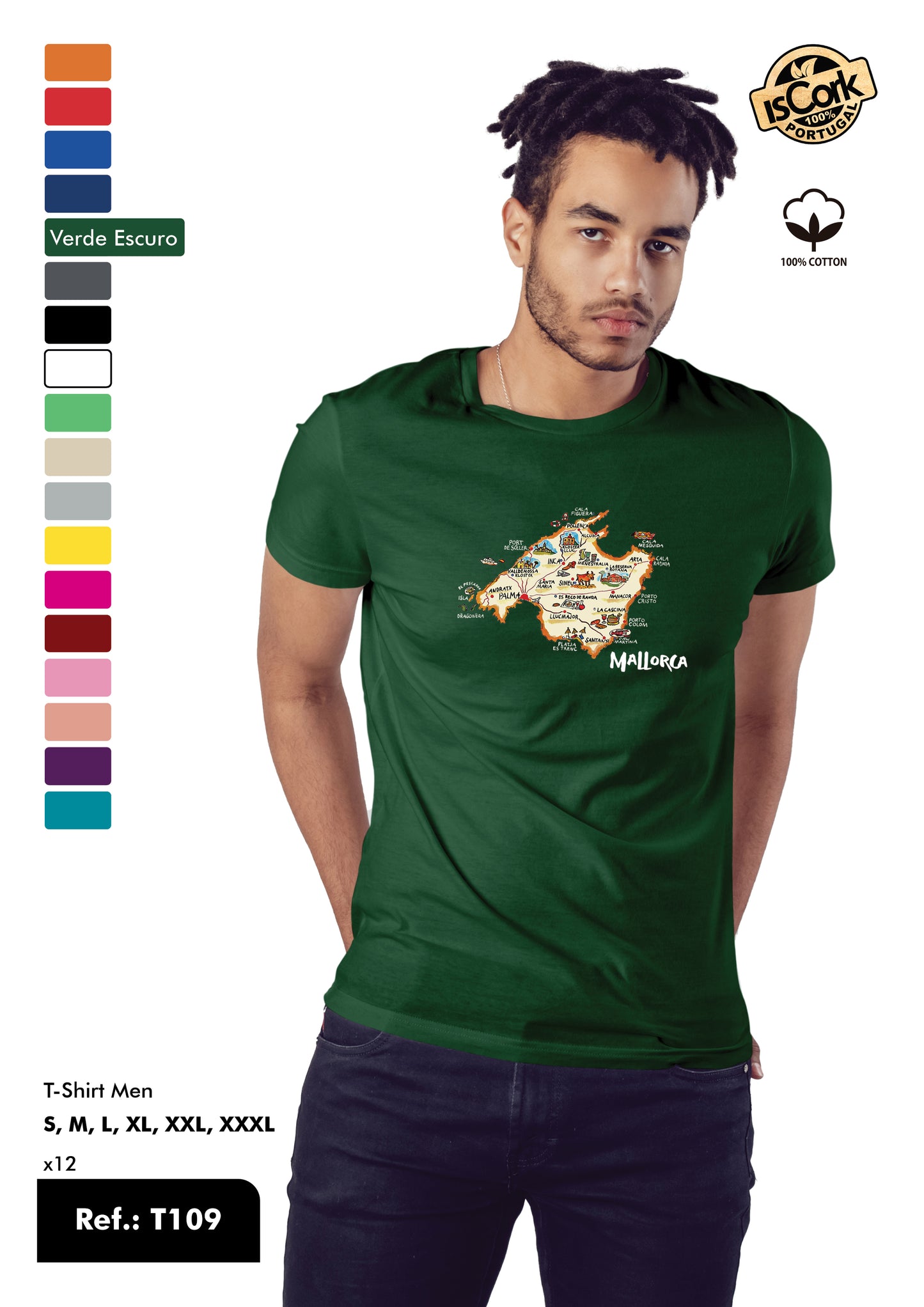 T-Shirt Adulto - Ref. T109 - Mallorca