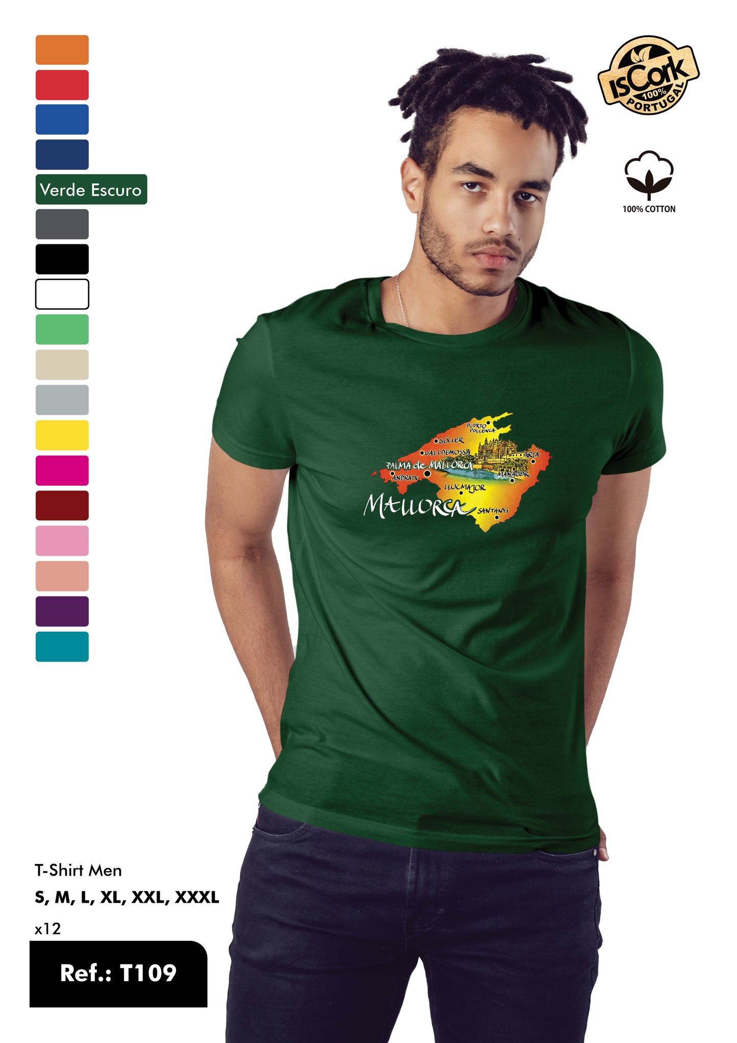 T-Shirt Adulto - Ref. T109 - Mallorca