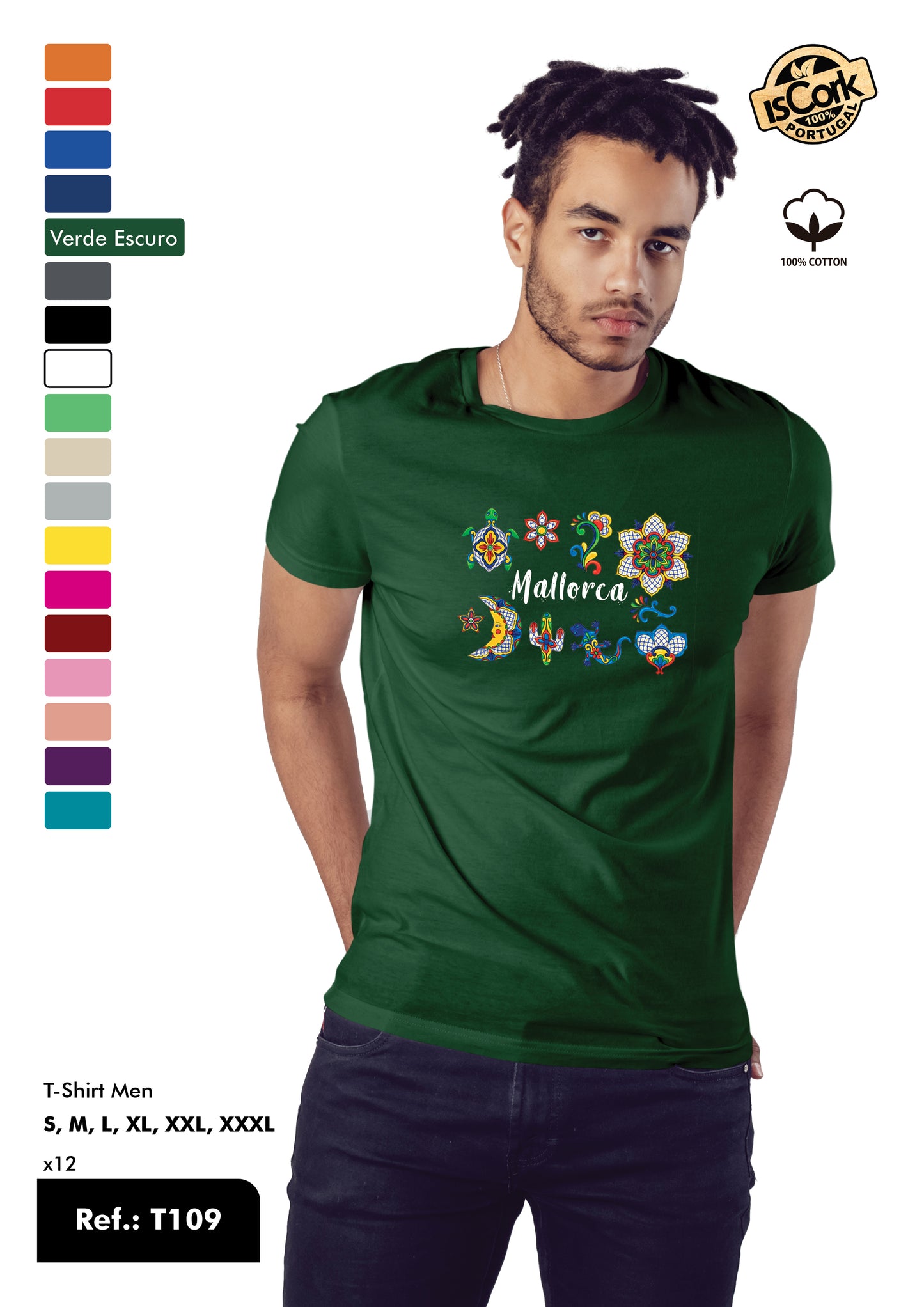 T-Shirt Adulto - Ref. T109 - Mallorca