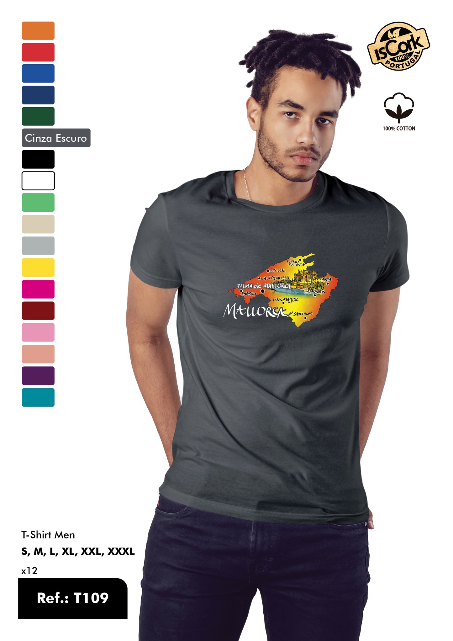 T-Shirt Adulto - Ref. T109 - Mallorca