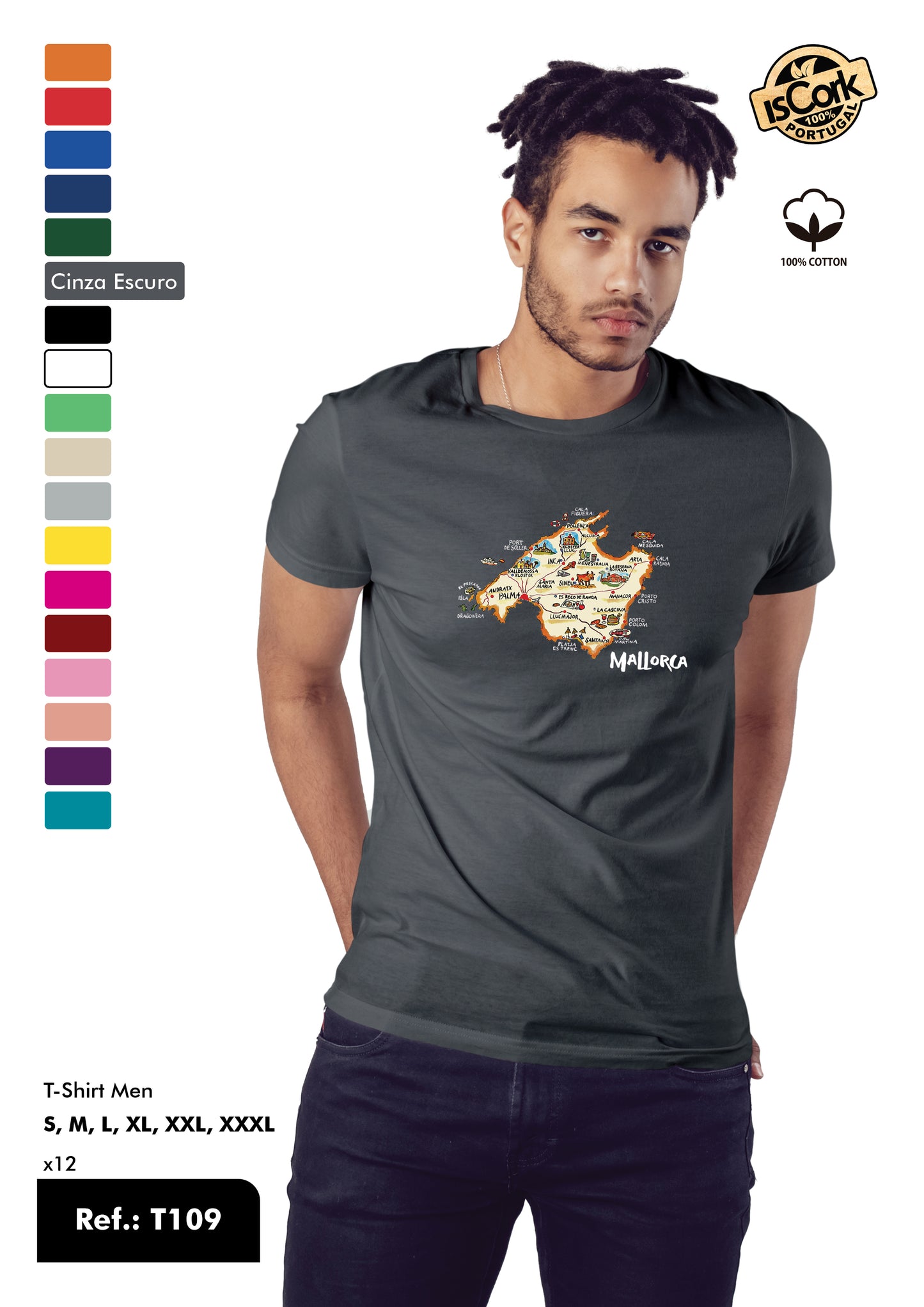 T-Shirt Adulto - Ref. T109 - Mallorca