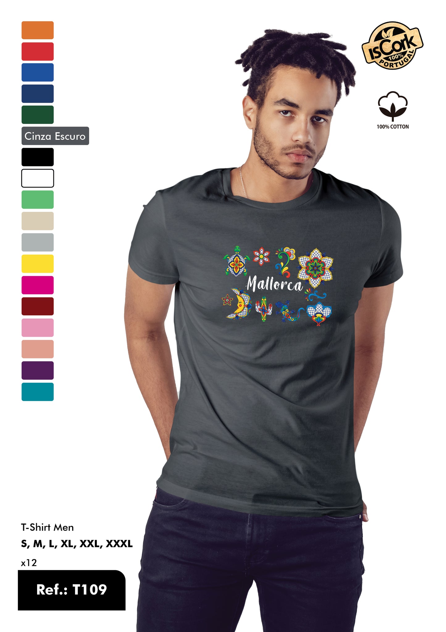 T-Shirt Adulto - Ref. T109 - Mallorca