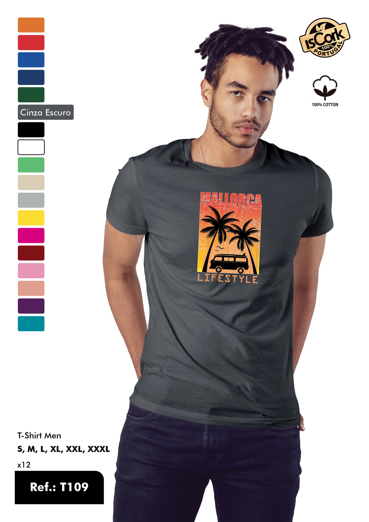 T-Shirt Adulto - Ref. T109 - Mallorca