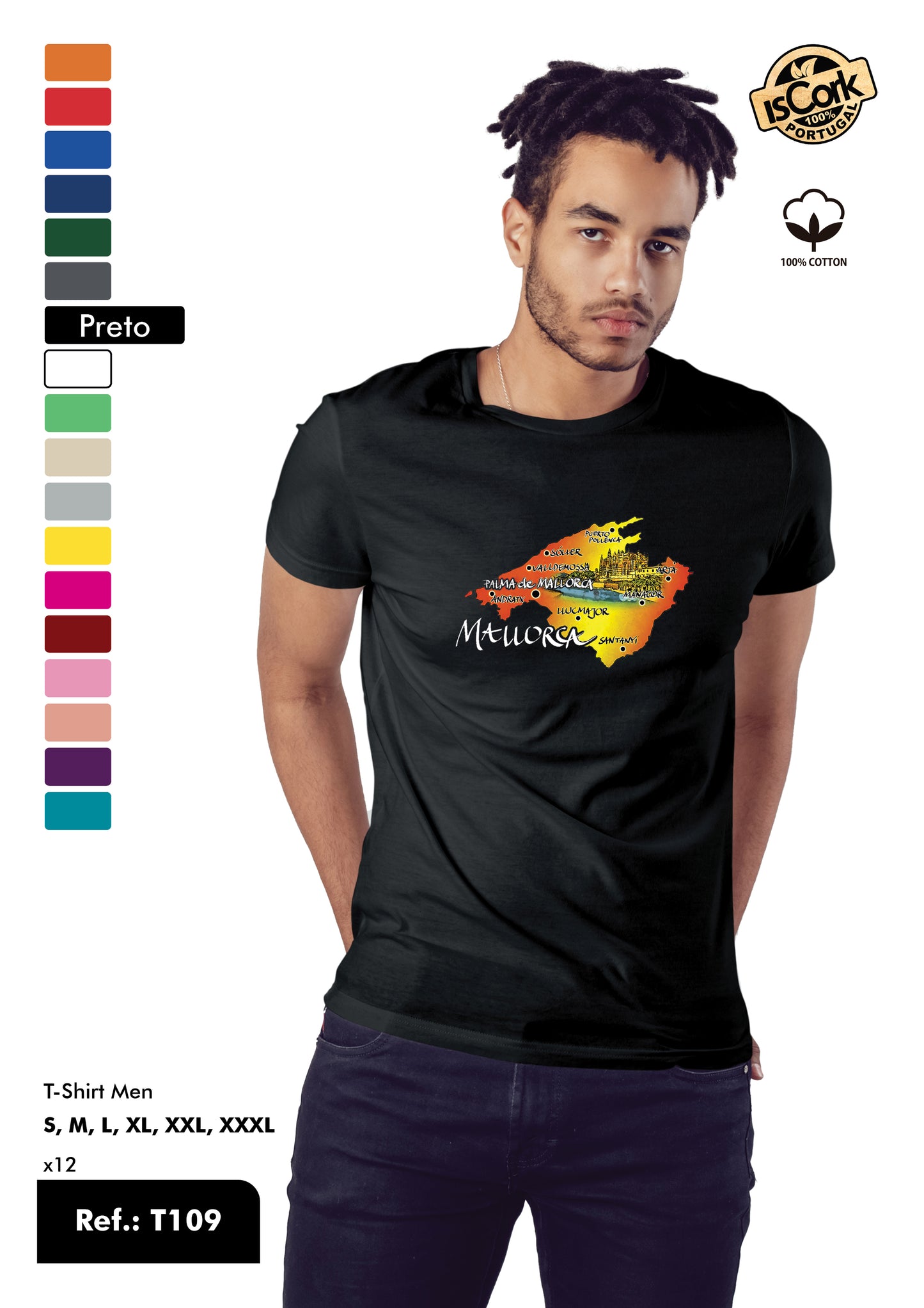 T-Shirt Adulto - Ref. T109 - Mallorca