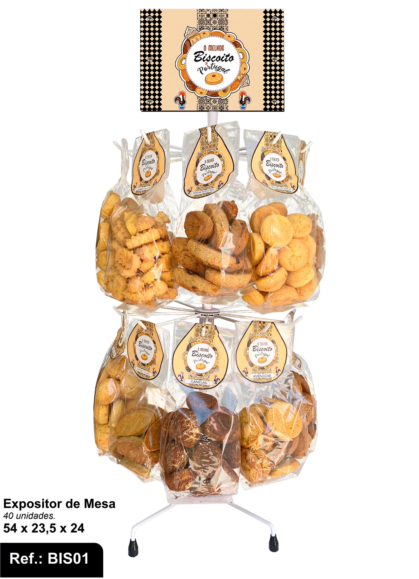 Biscoitos Expositor