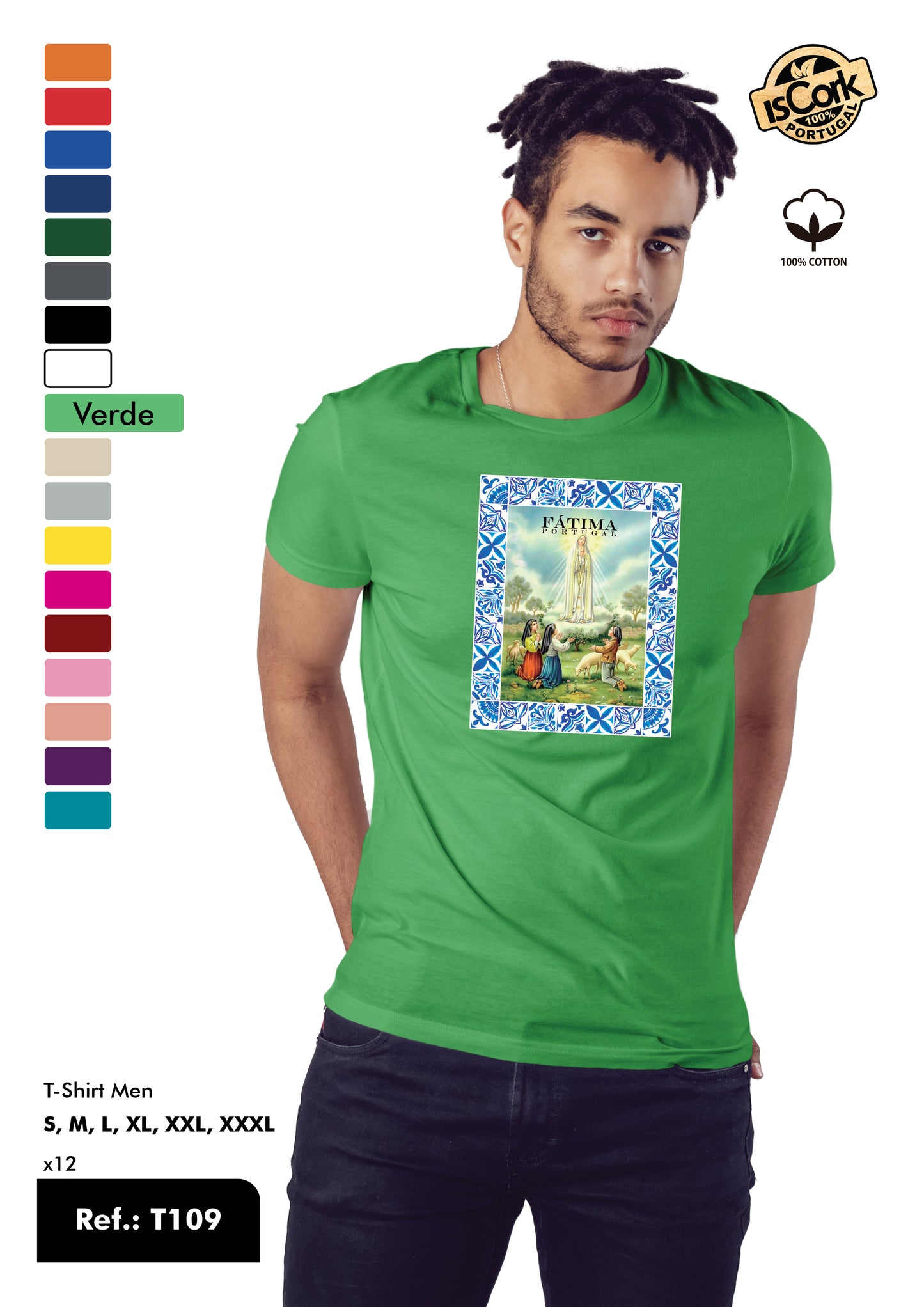 T-Shirt Adulto - Ref. T109 - Fátima