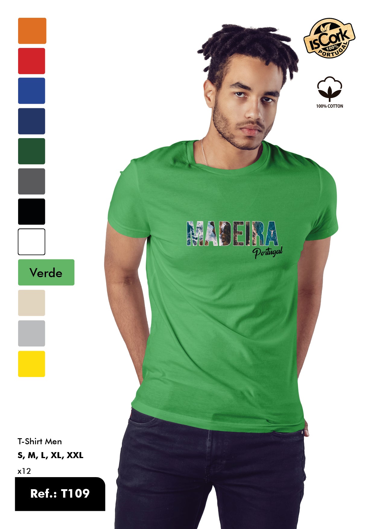 T-Shirt Adulto - Ref. T109 - Madeira