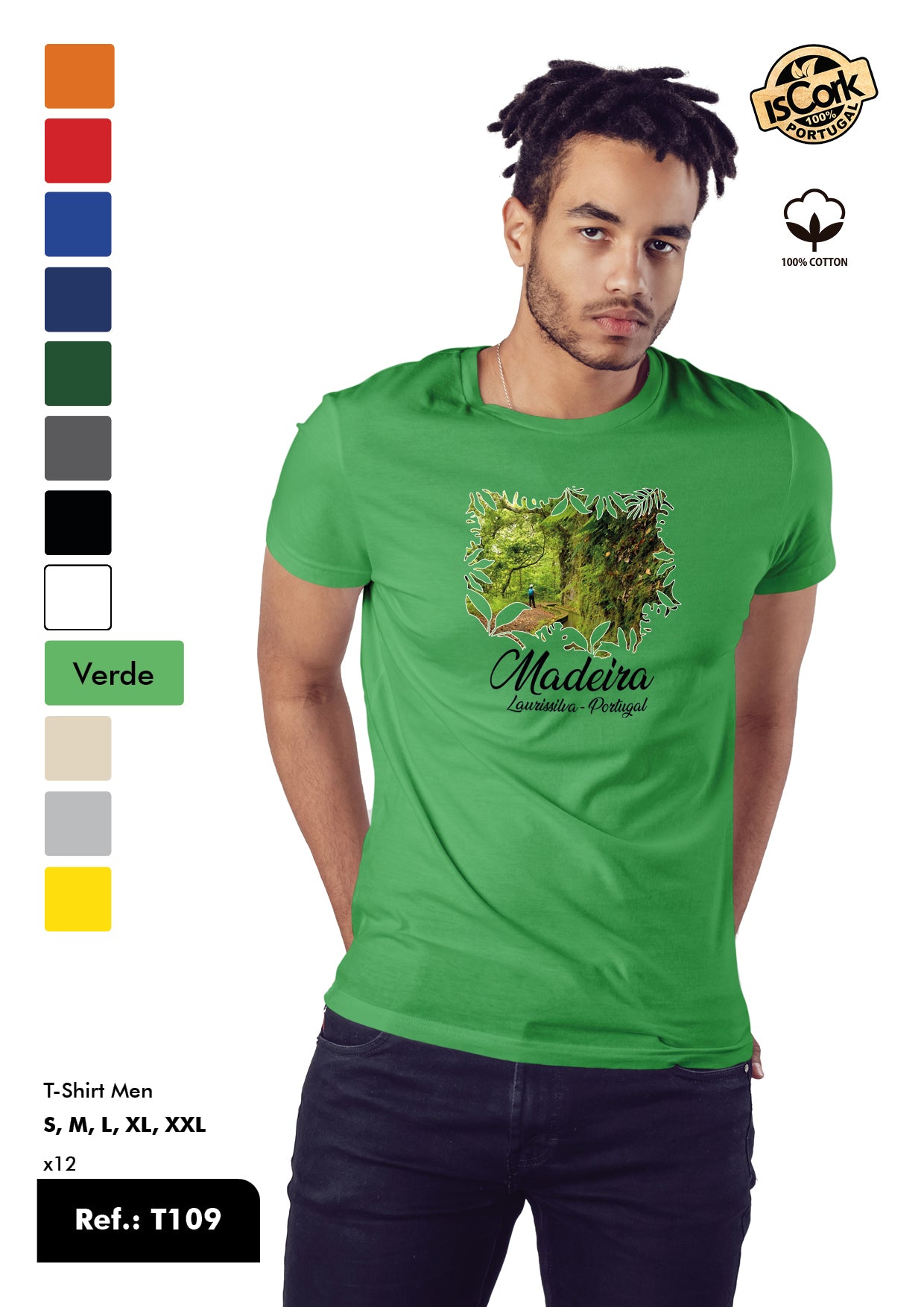 T-Shirt Adulto - Ref. T109 - Madeira