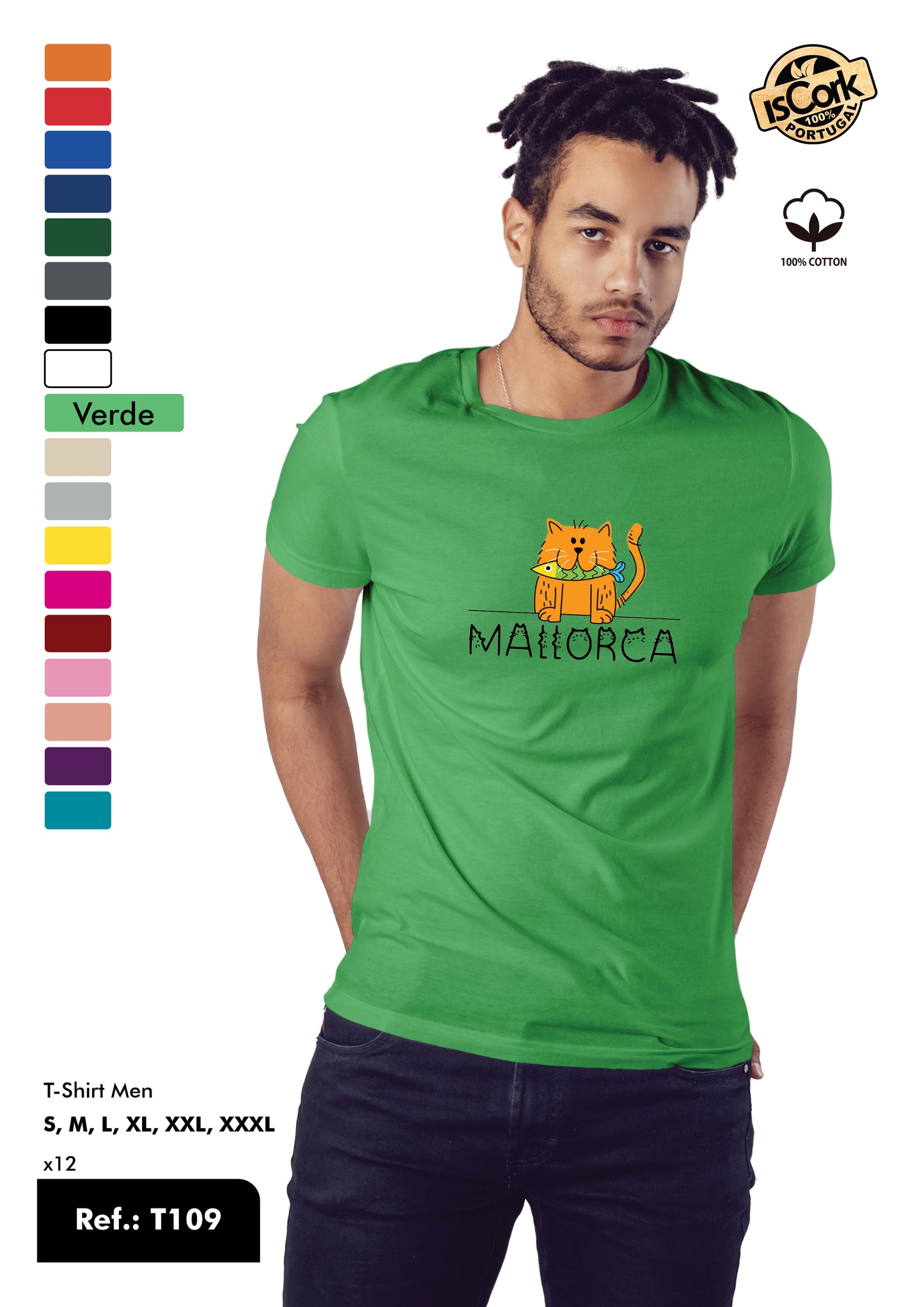 T-Shirt Adulto - Ref. T109 - Mallorca