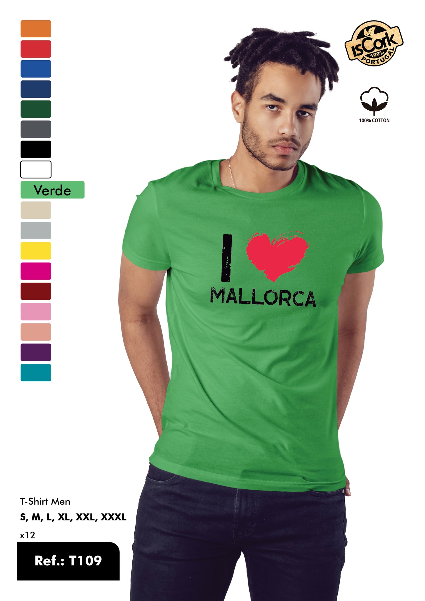 T-Shirt Adulto - Ref. T109 - Mallorca