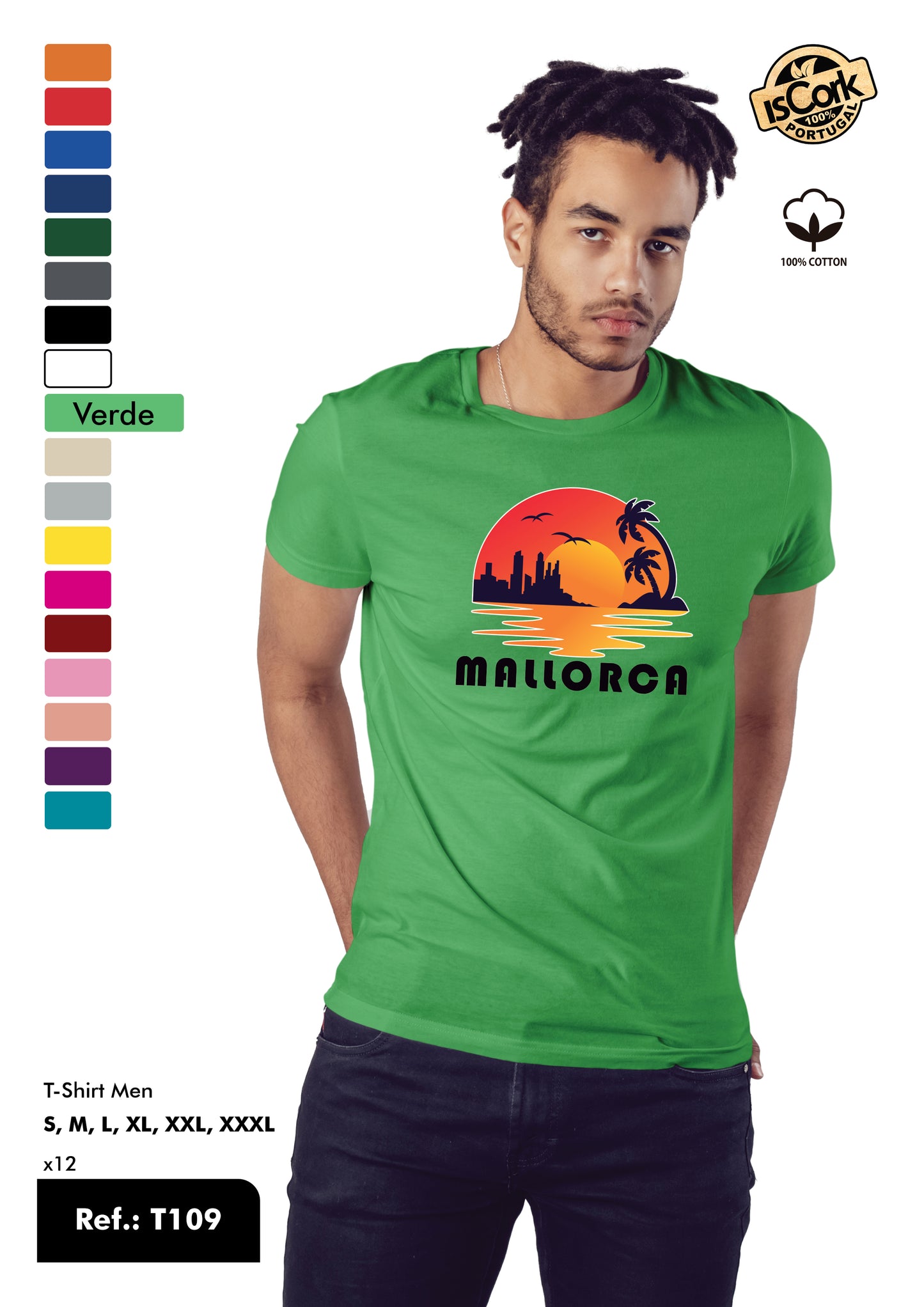 T-Shirt Adulto - Ref. T109 - Mallorca