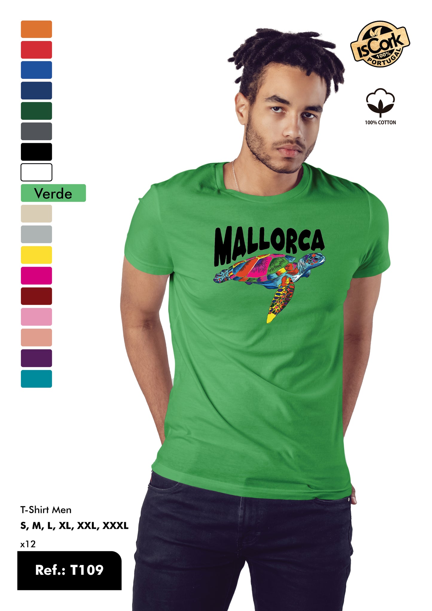 T-Shirt Adulto - Ref. T109 - Mallorca