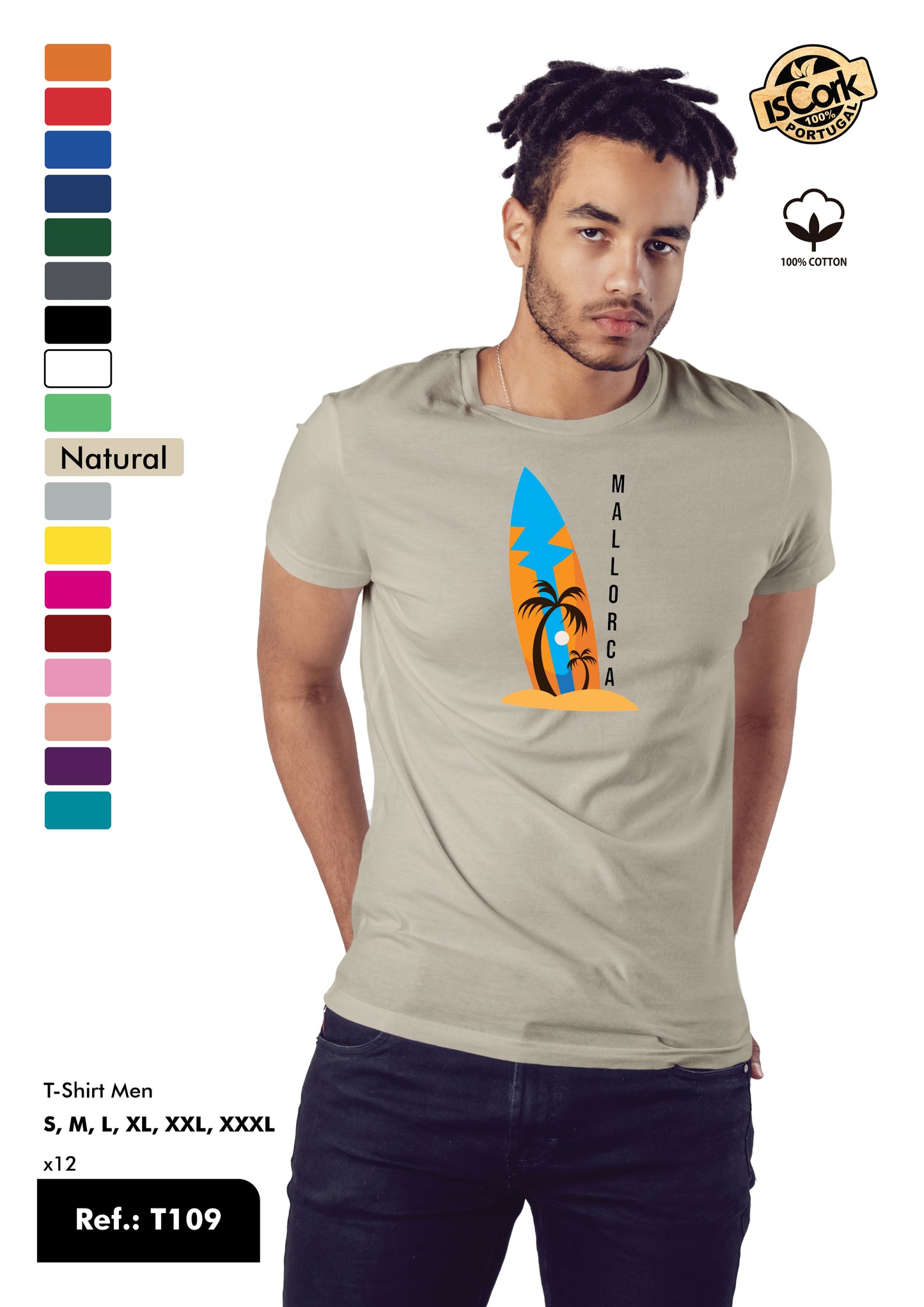 T-Shirt Adulto - Ref. T109 - Mallorca