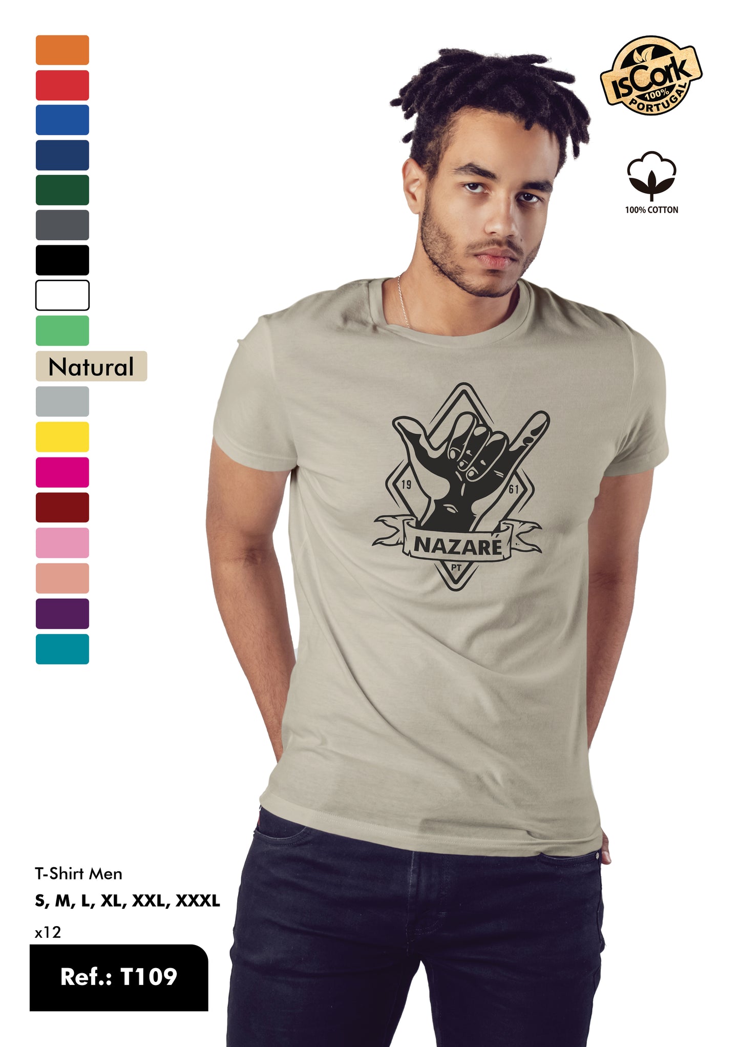 T-Shirt Adulto - Ref. T109 - Nazaré