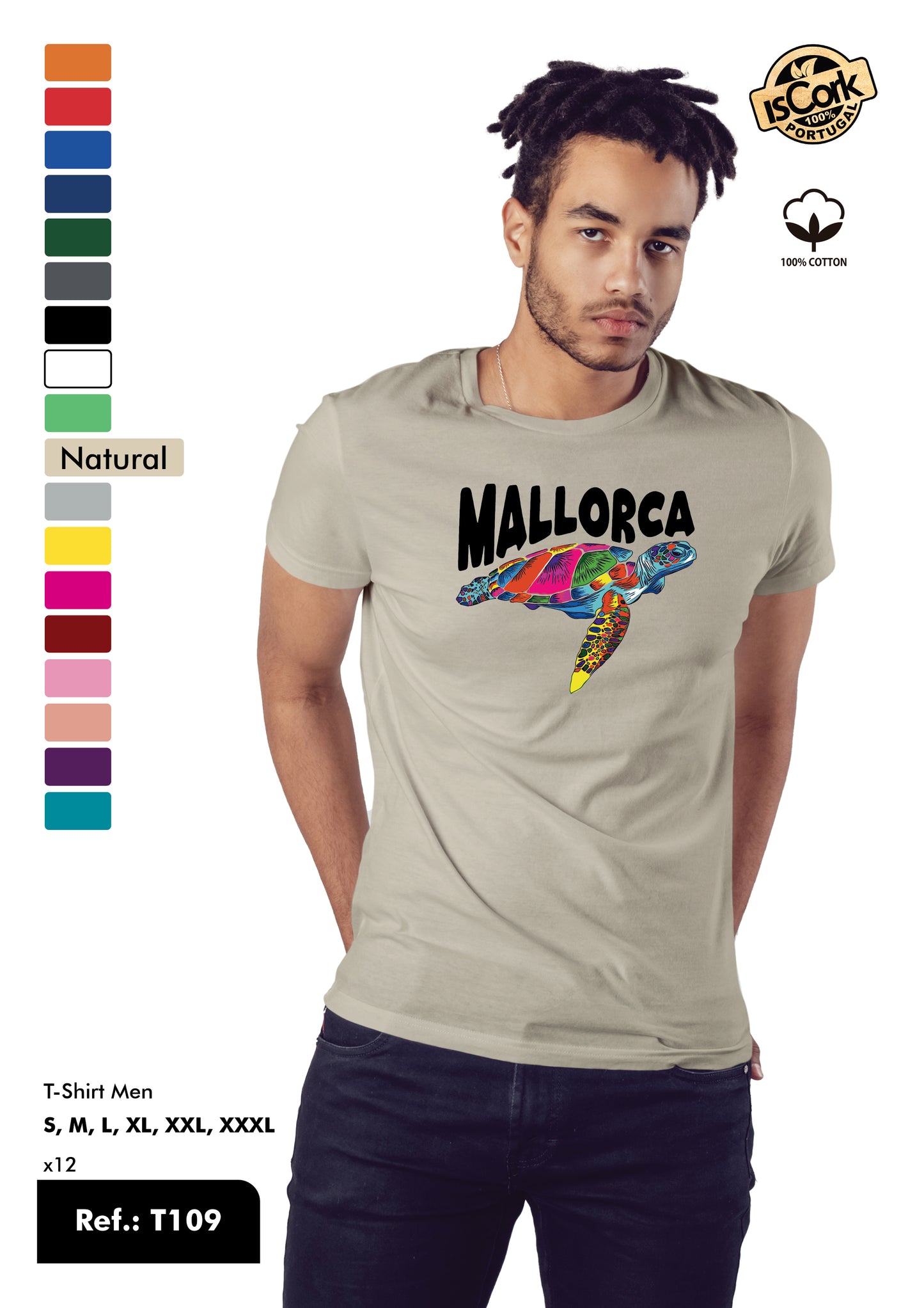 T-Shirt Adulto - Ref. T109 - Mallorca