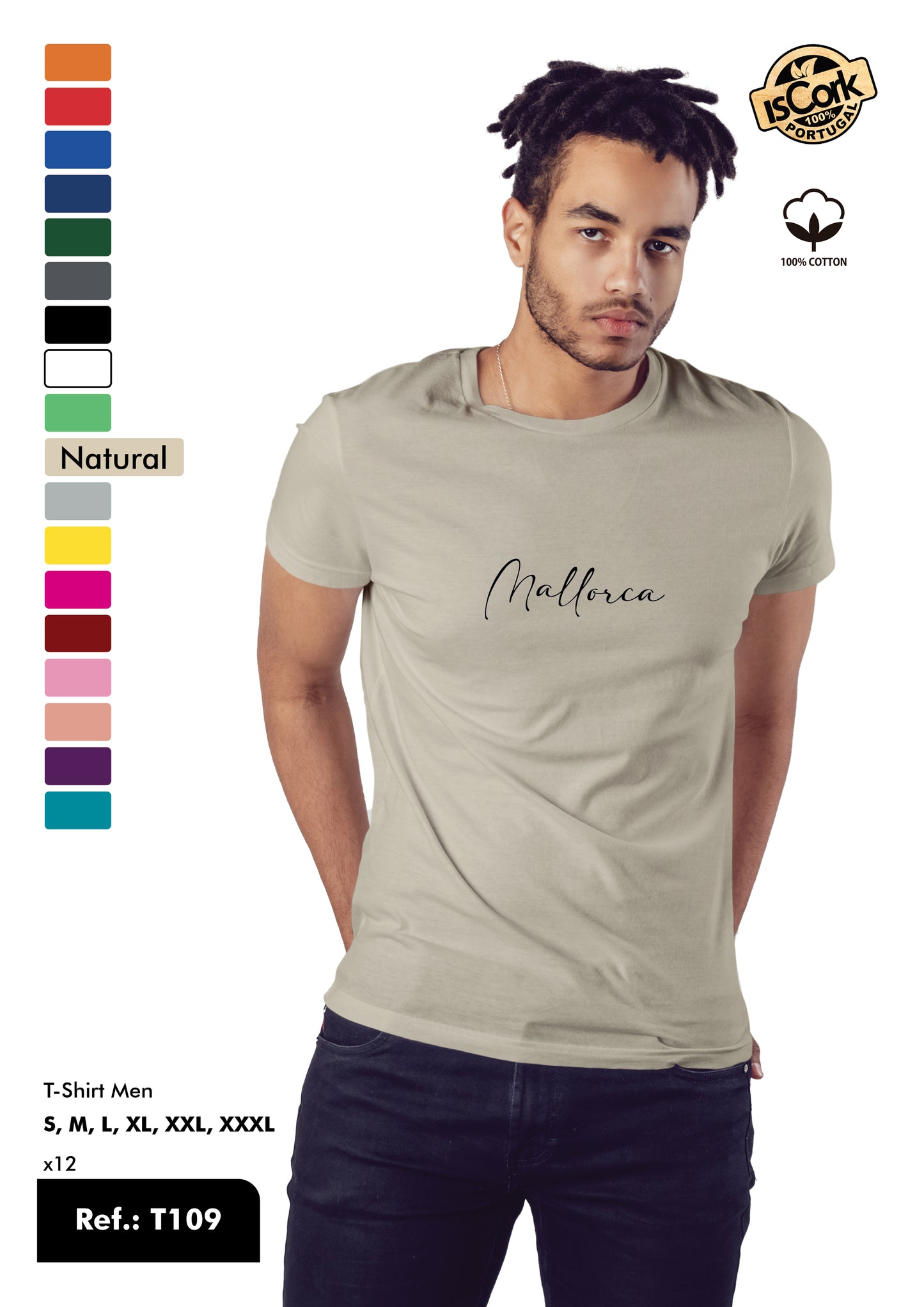 T-Shirt Adulto - Ref. T109 - Mallorca