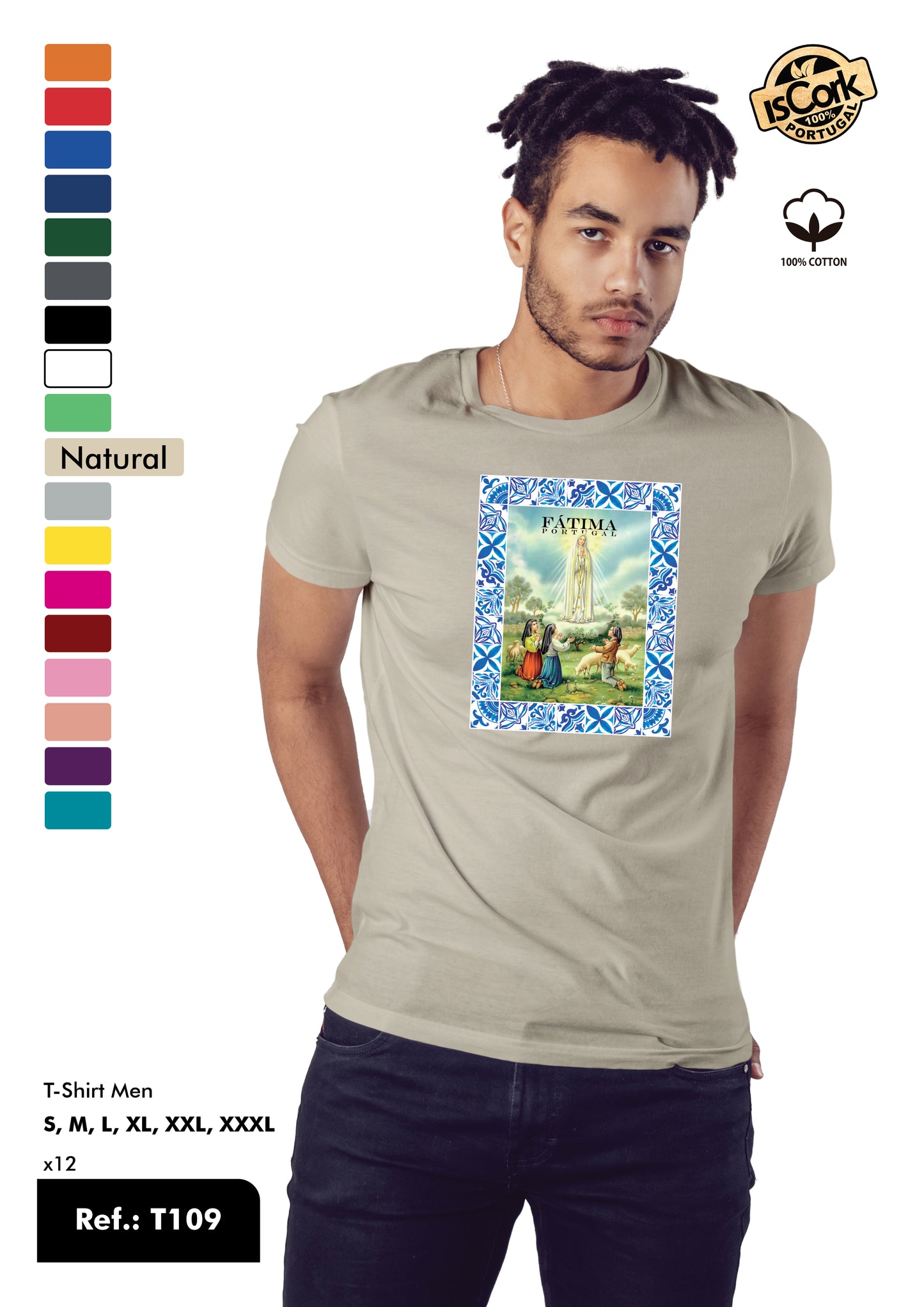 T-Shirt Adulto - Ref. T109 - Fátima
