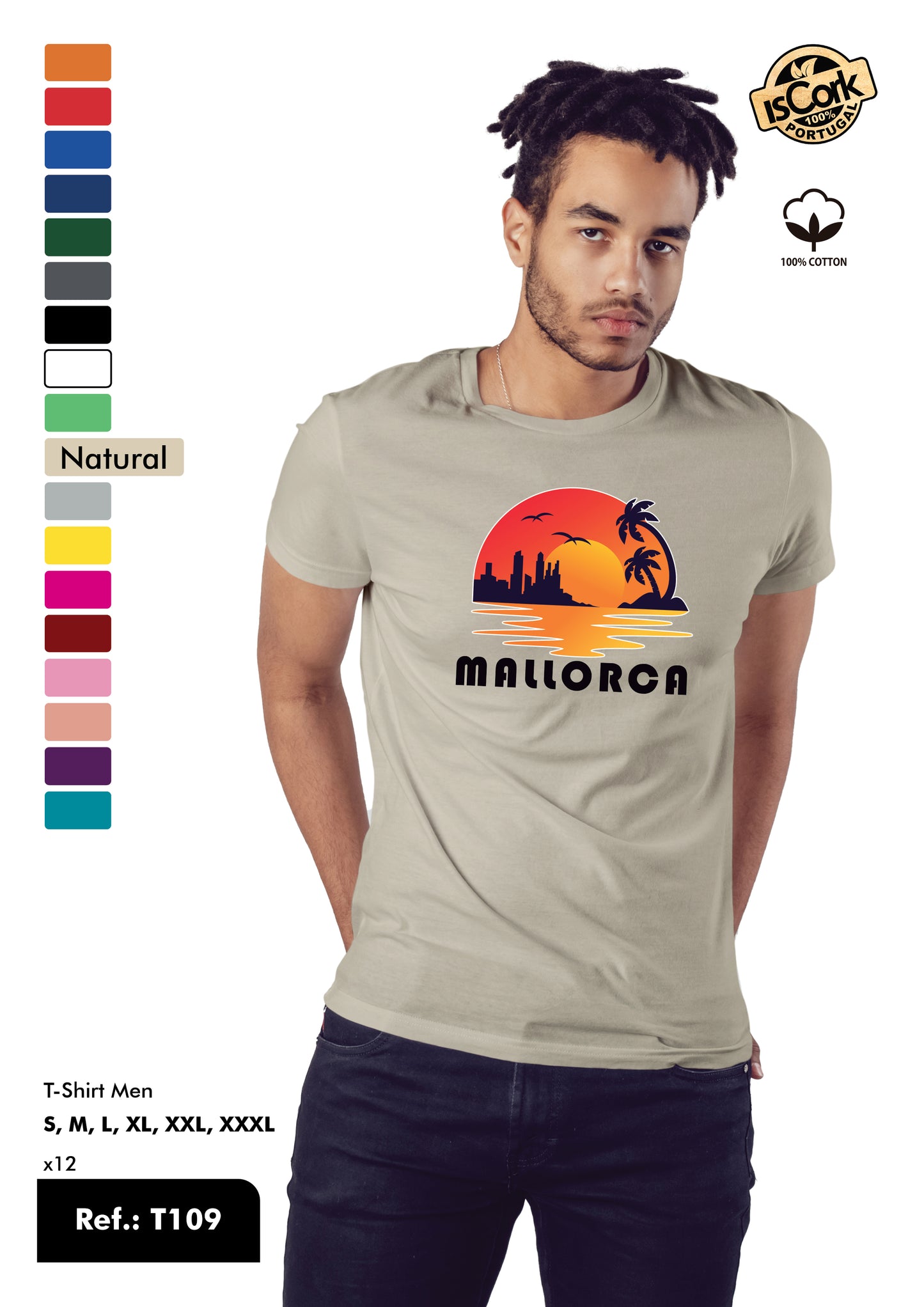 T-Shirt Adulto - Ref. T109 - Mallorca