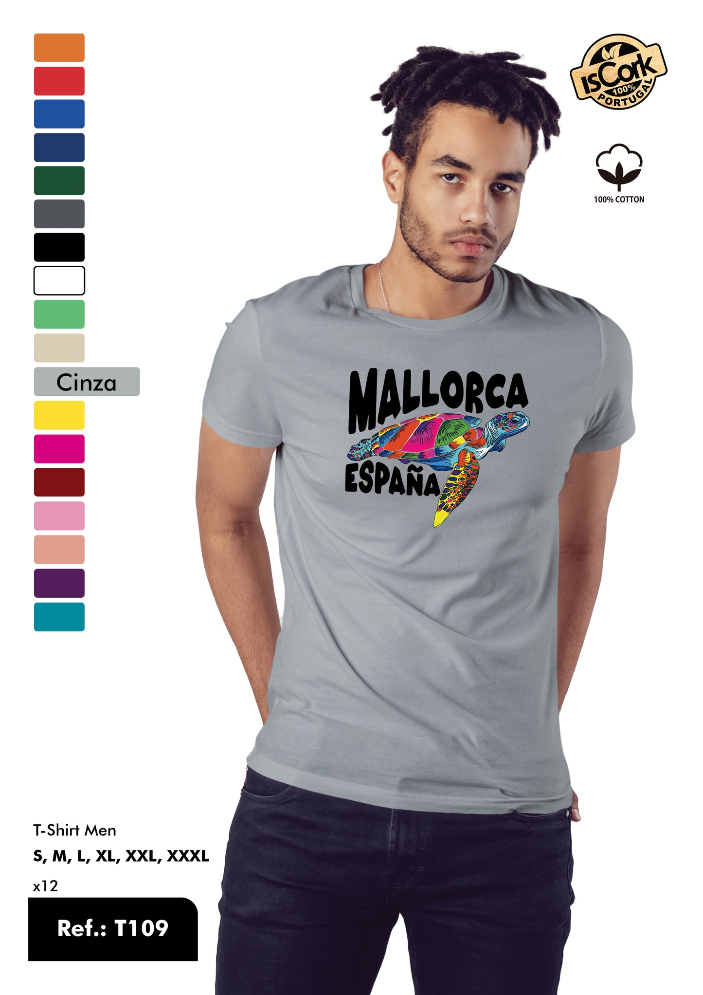 T-Shirt Adulto - Ref. T109 - Mallorca