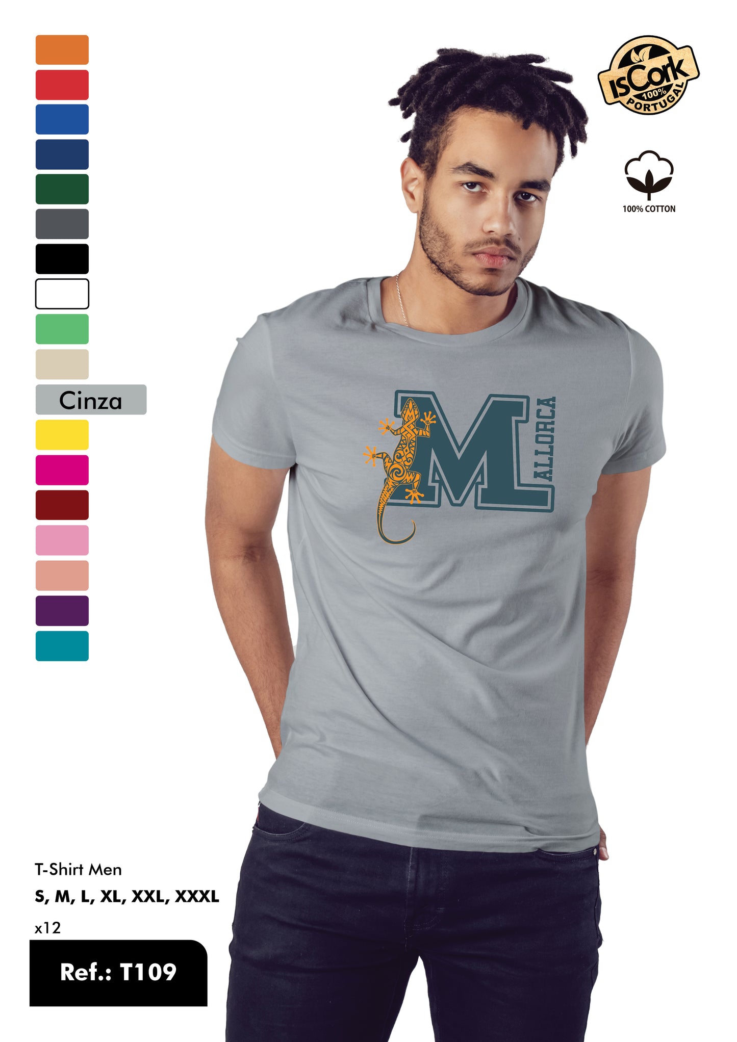 T-Shirt Adulto - Ref. T109 - Mallorca