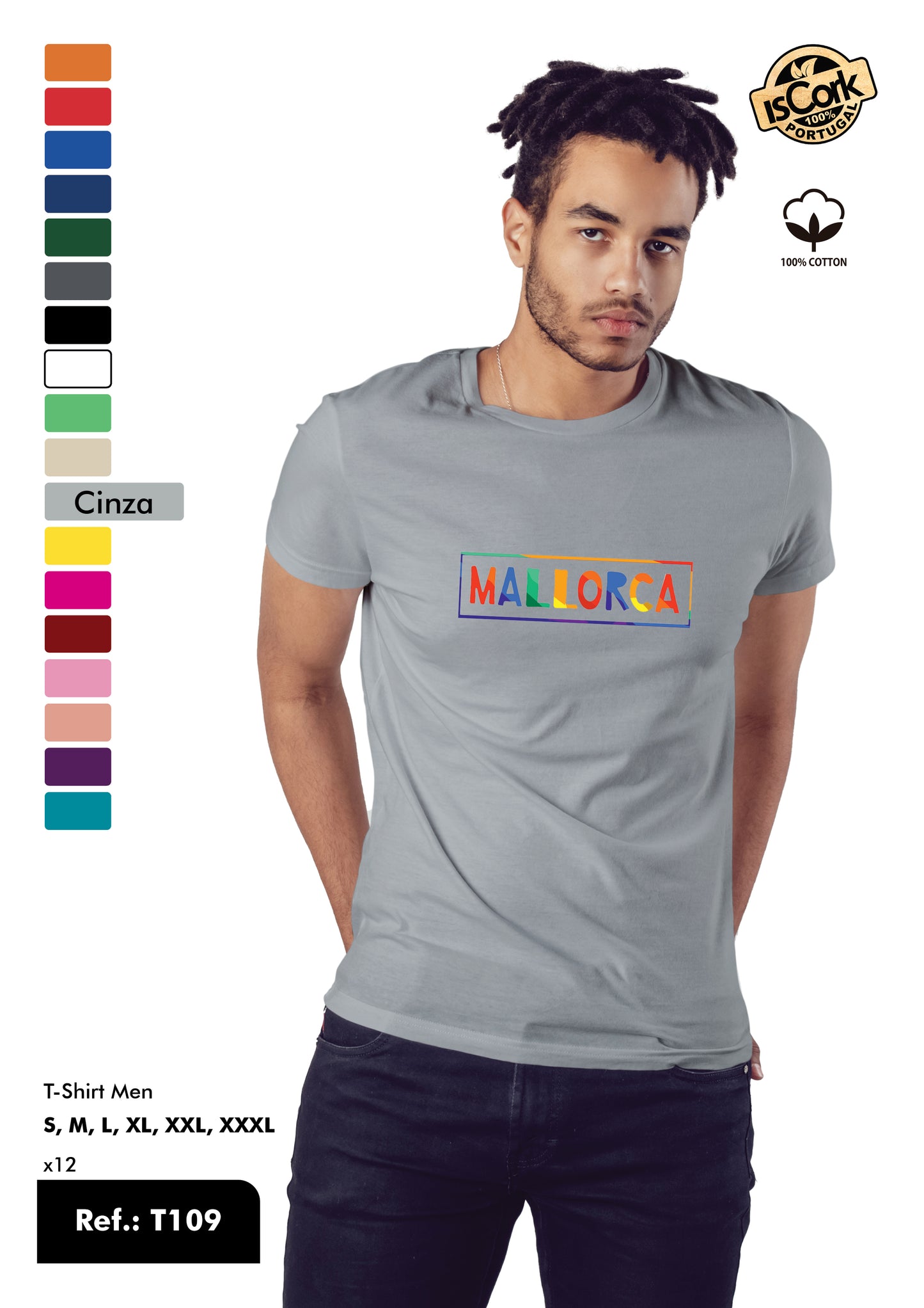 T-Shirt Adulto - Ref. T109 - Mallorca