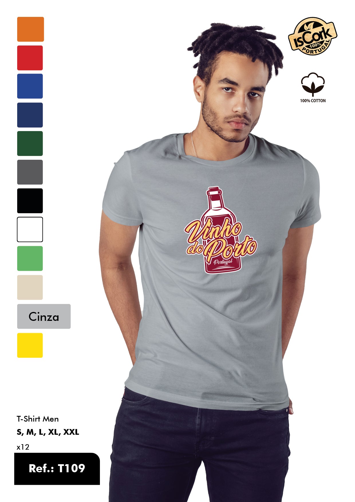 T-Shirt Adulto - Ref. T109 - Porto