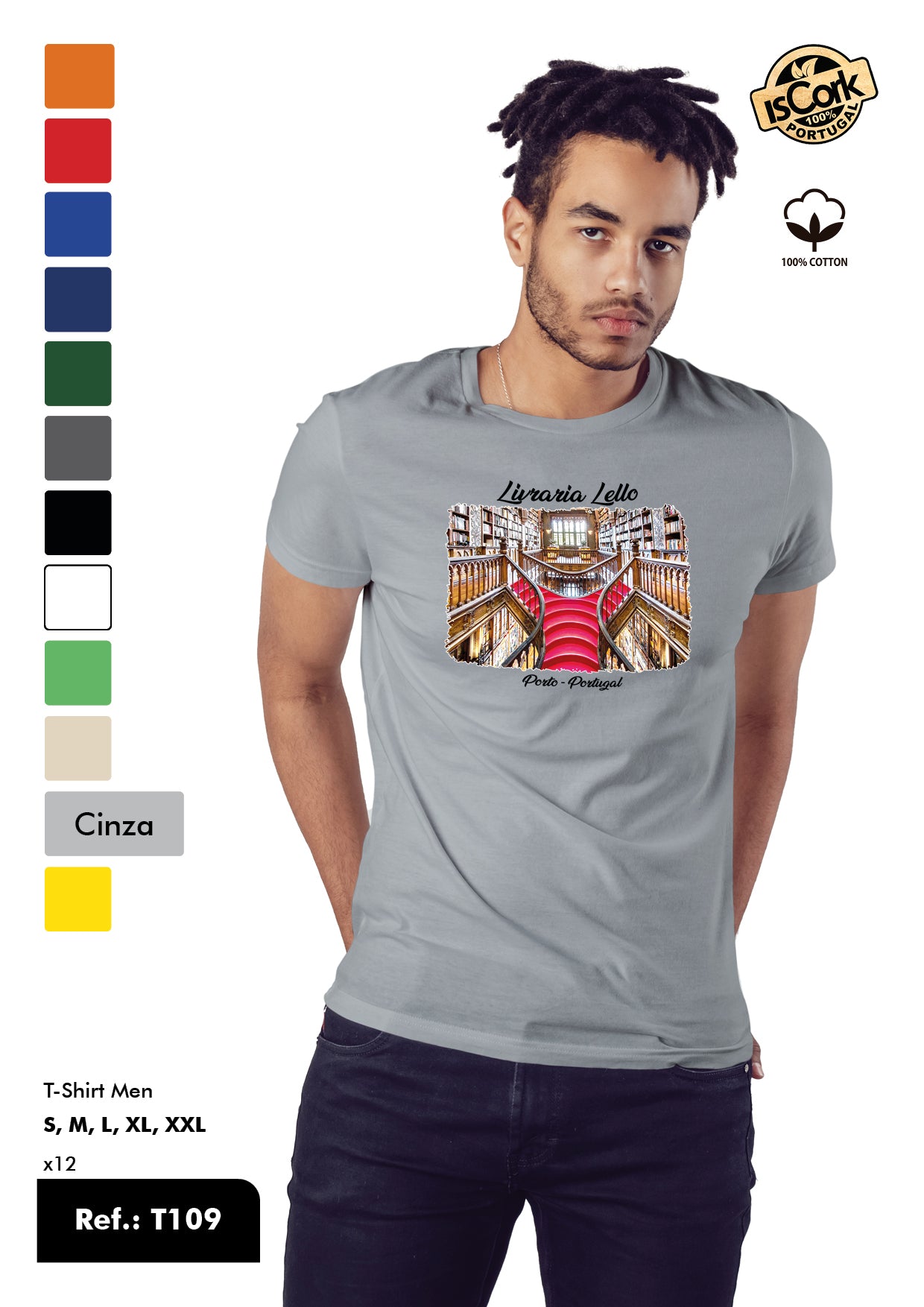 T-Shirt Adulto - Ref. T109 - Porto