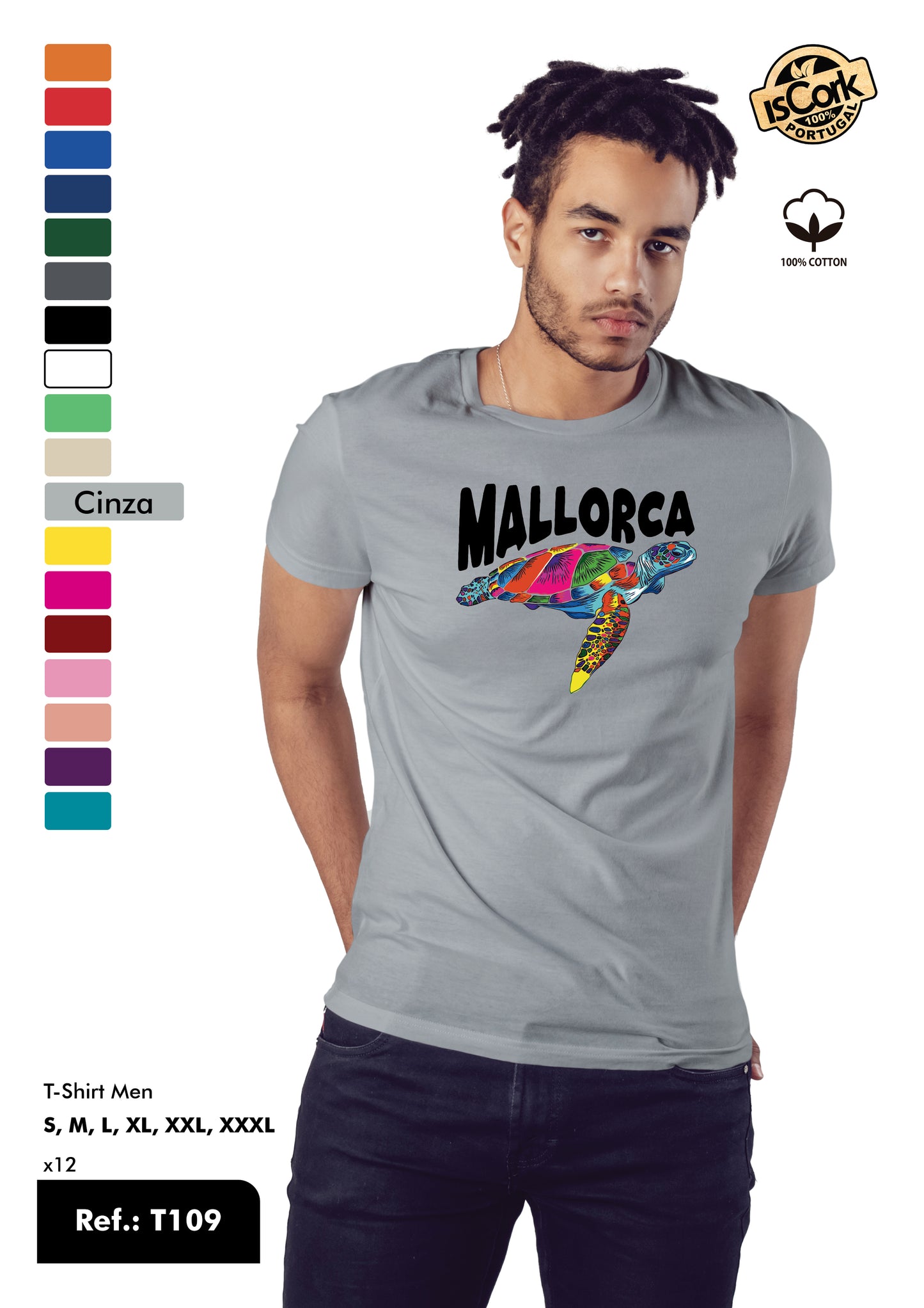 T-Shirt Adulto - Ref. T109 - Mallorca