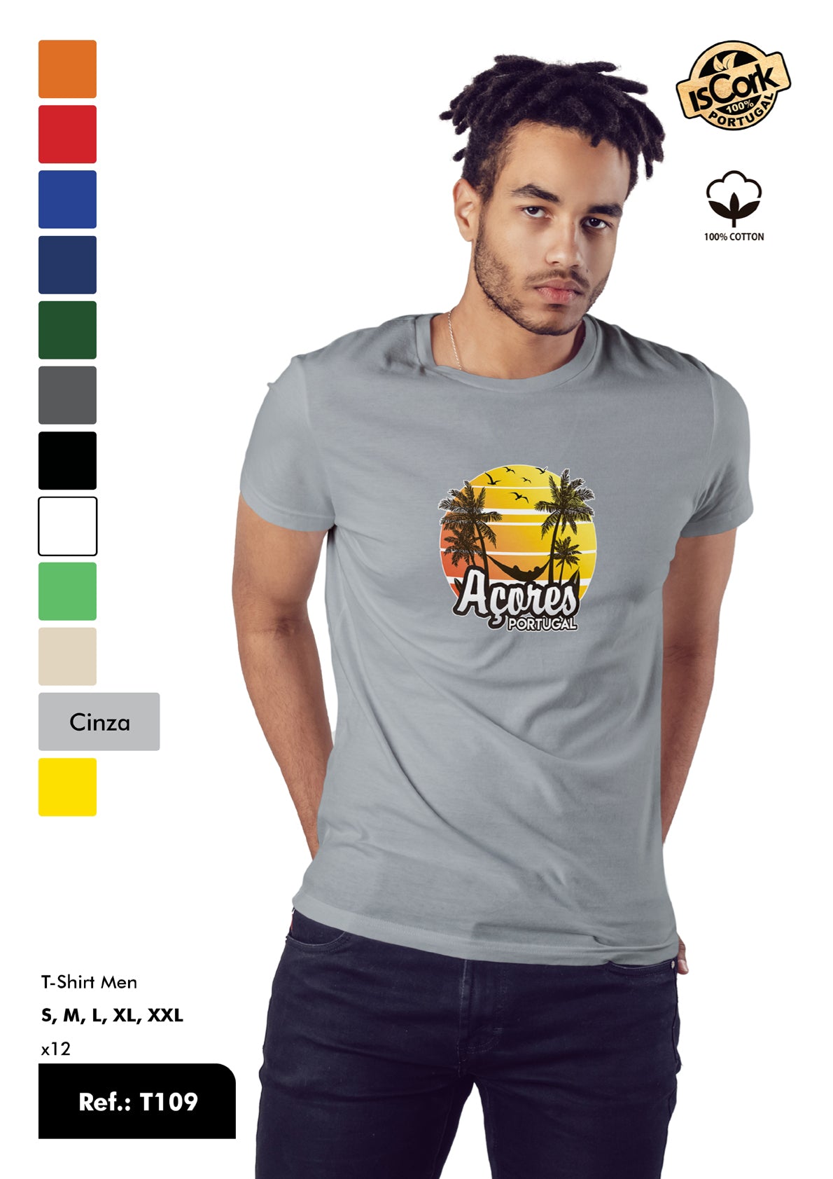 T-Shirt Adulto - Ref. T109 - Açores