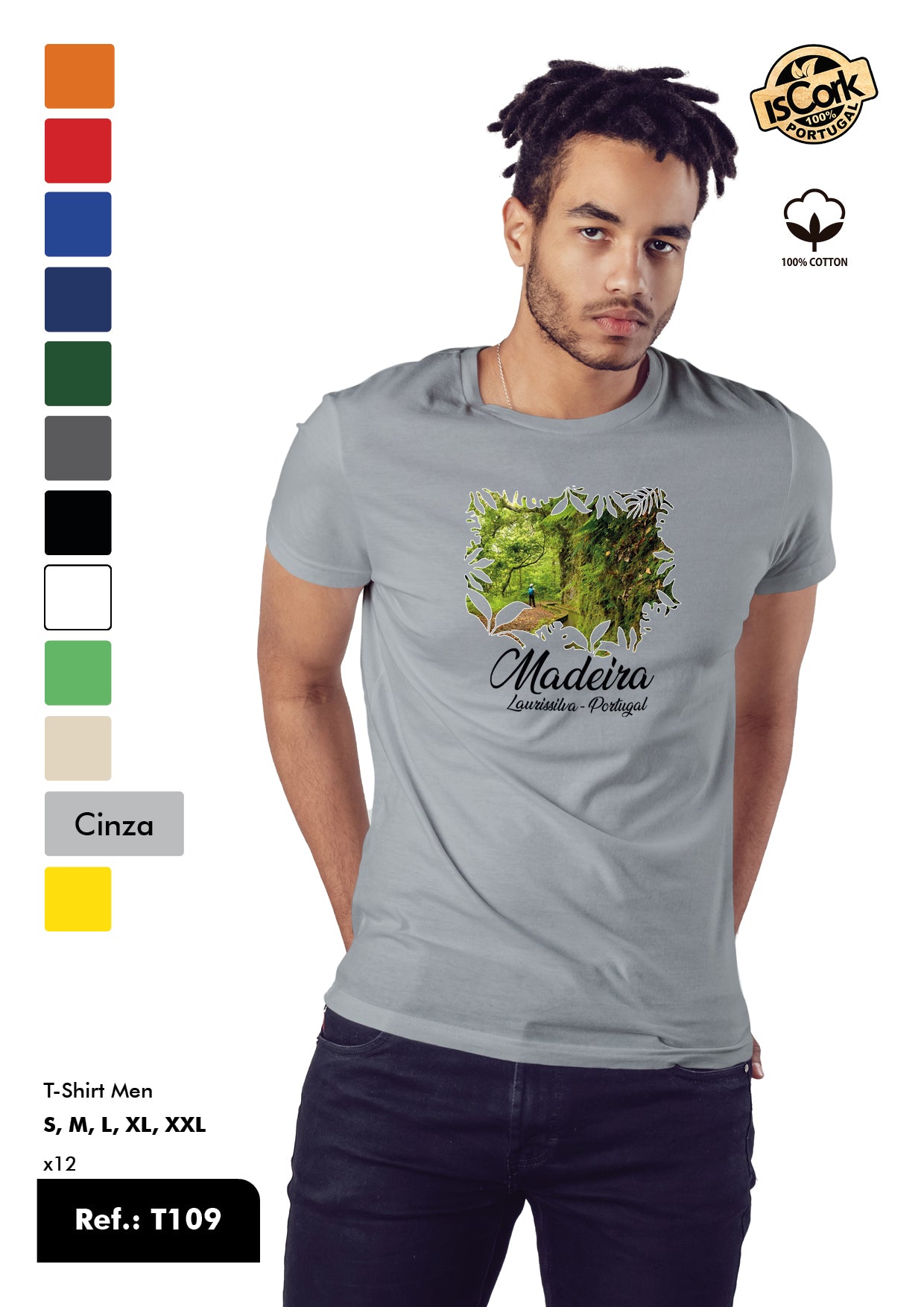 T-Shirt Adulto - Ref. T109 - Madeira