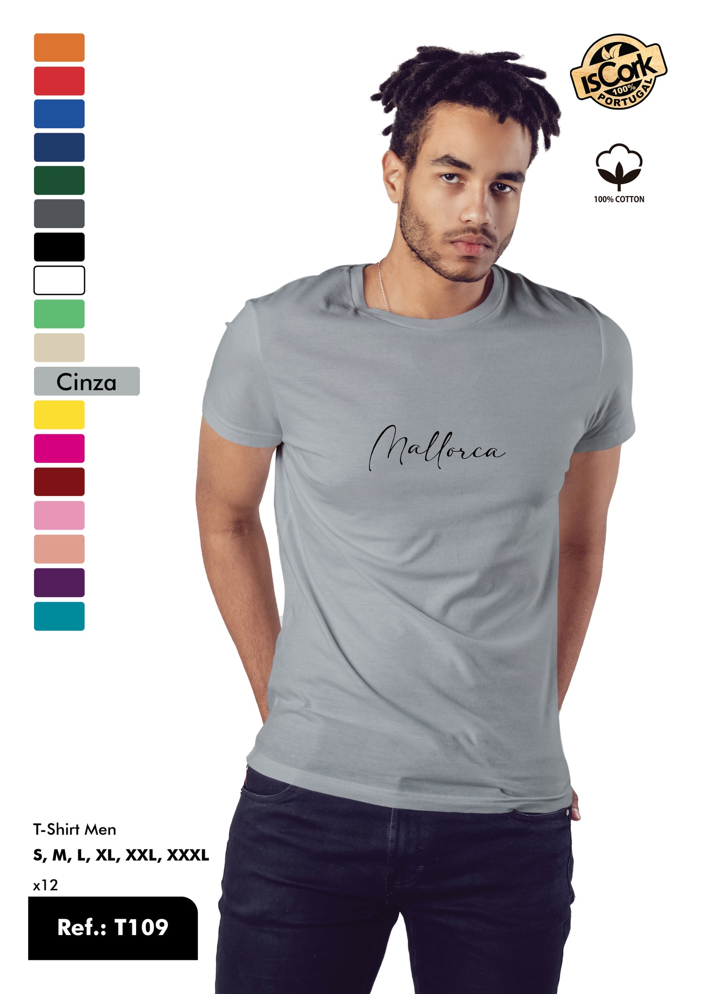T-Shirt Adulto - Ref. T109 - Mallorca