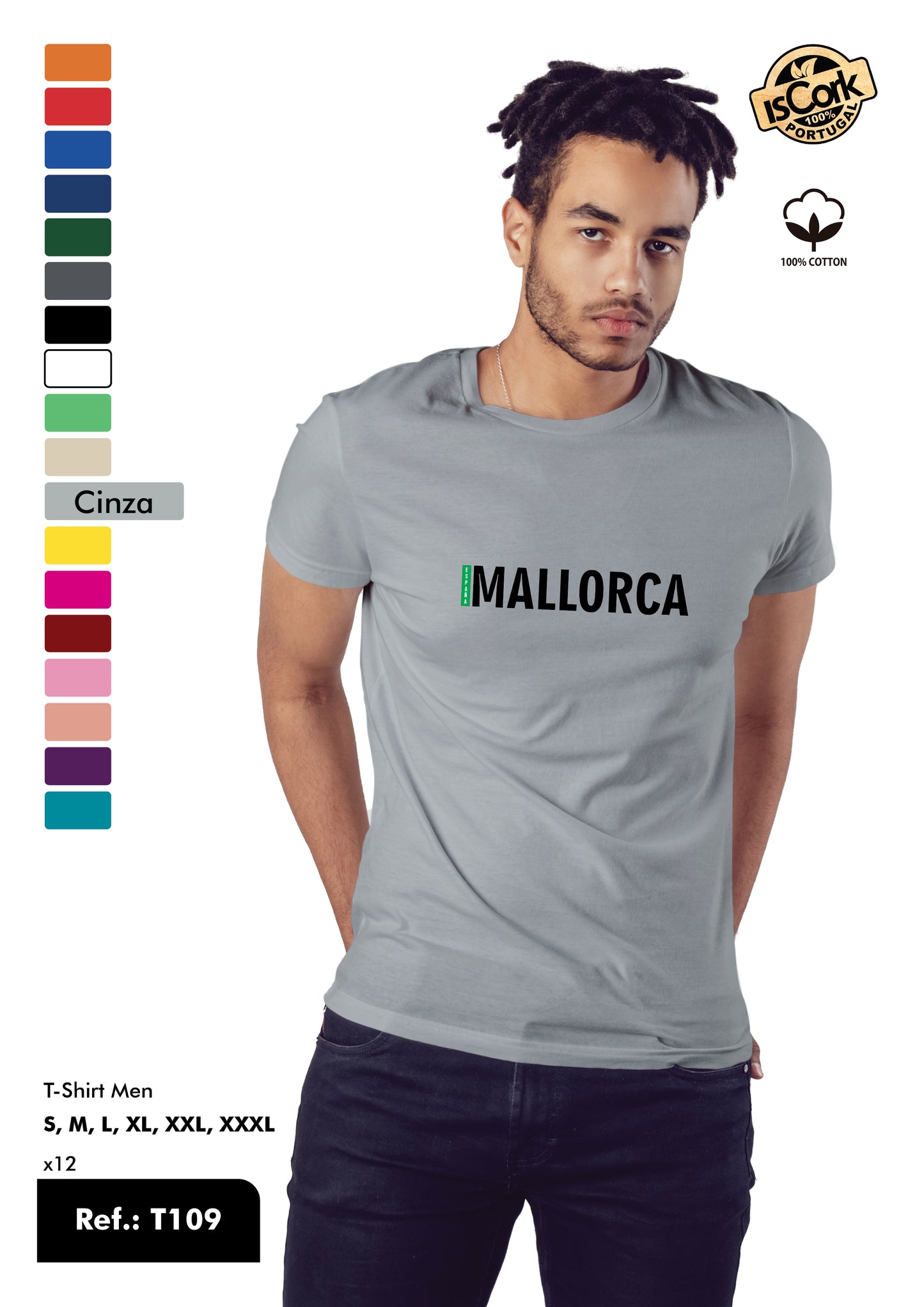 T-Shirt Adulto - Ref. T109 - Mallorca