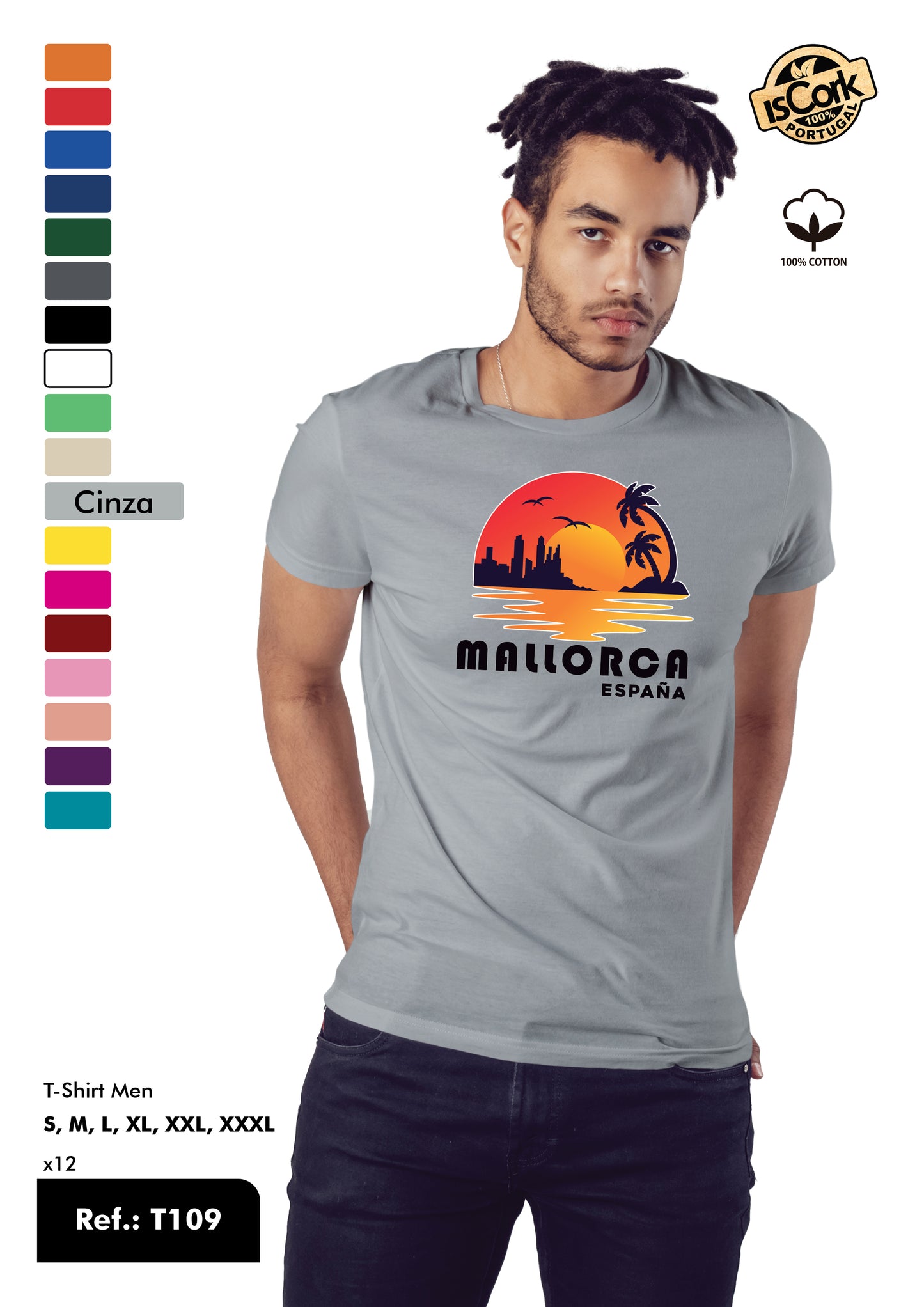 T-Shirt Adulto - Ref. T109 - Mallorca
