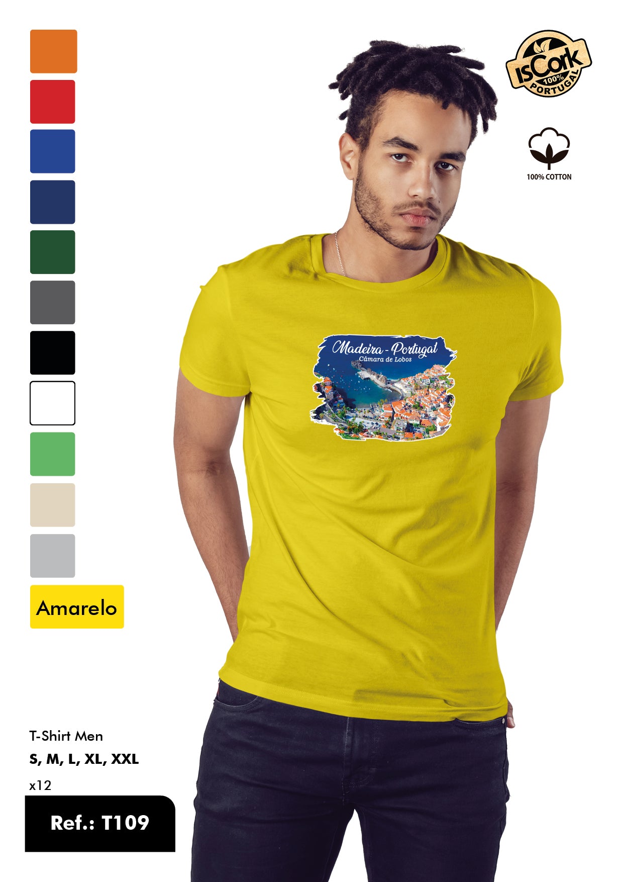 T-Shirt Adulto - Ref. T109 - Madeira