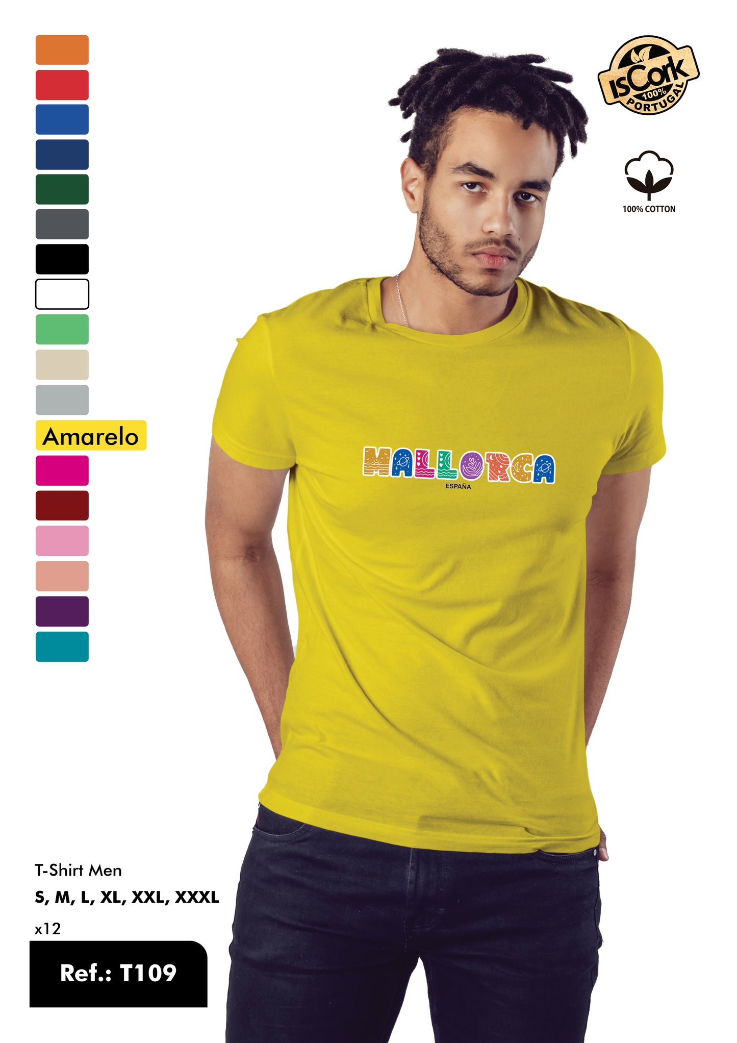 T-Shirt Adulto - Ref. T109 - Mallorca