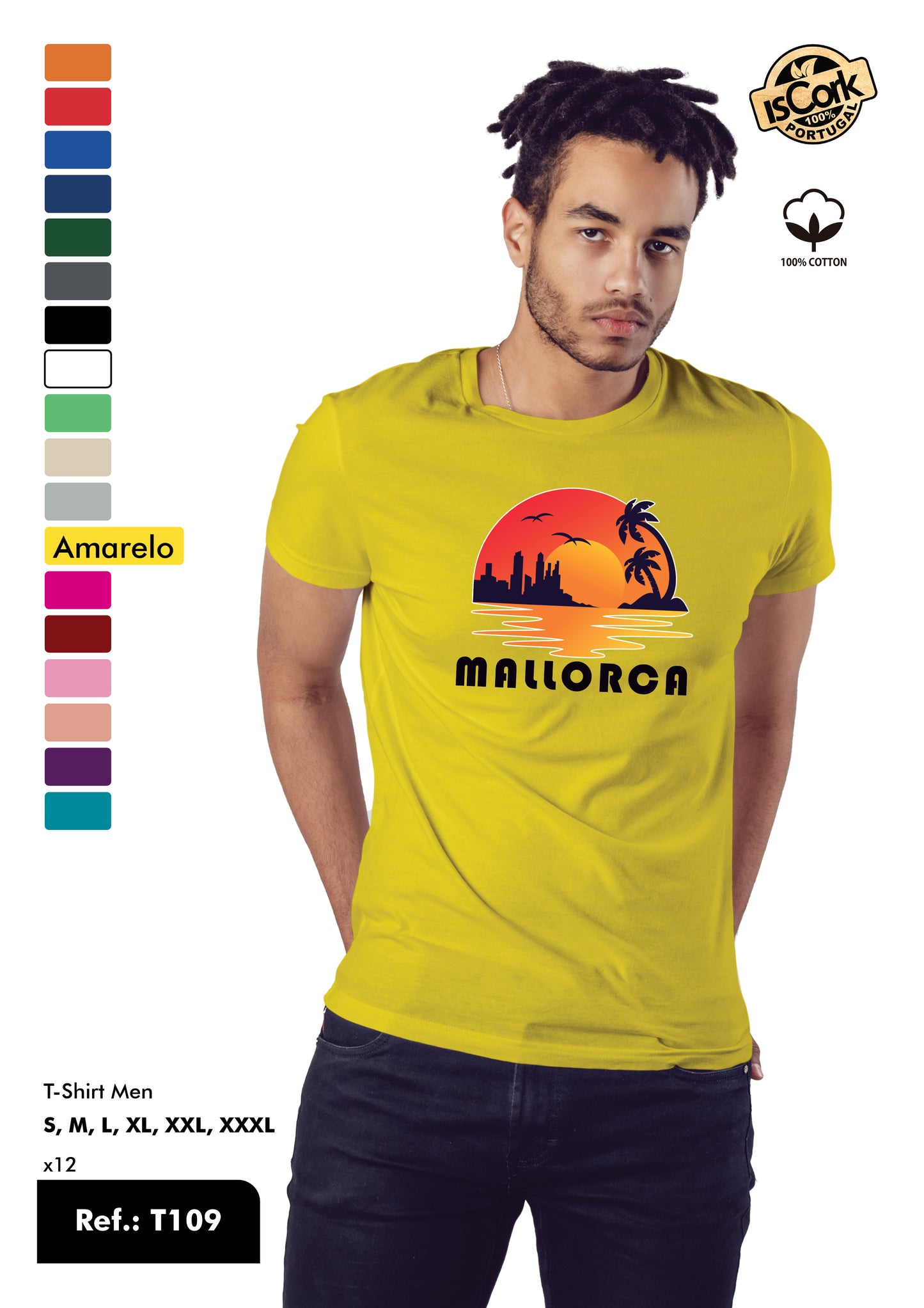 T-Shirt Adulto - Ref. T109 - Mallorca
