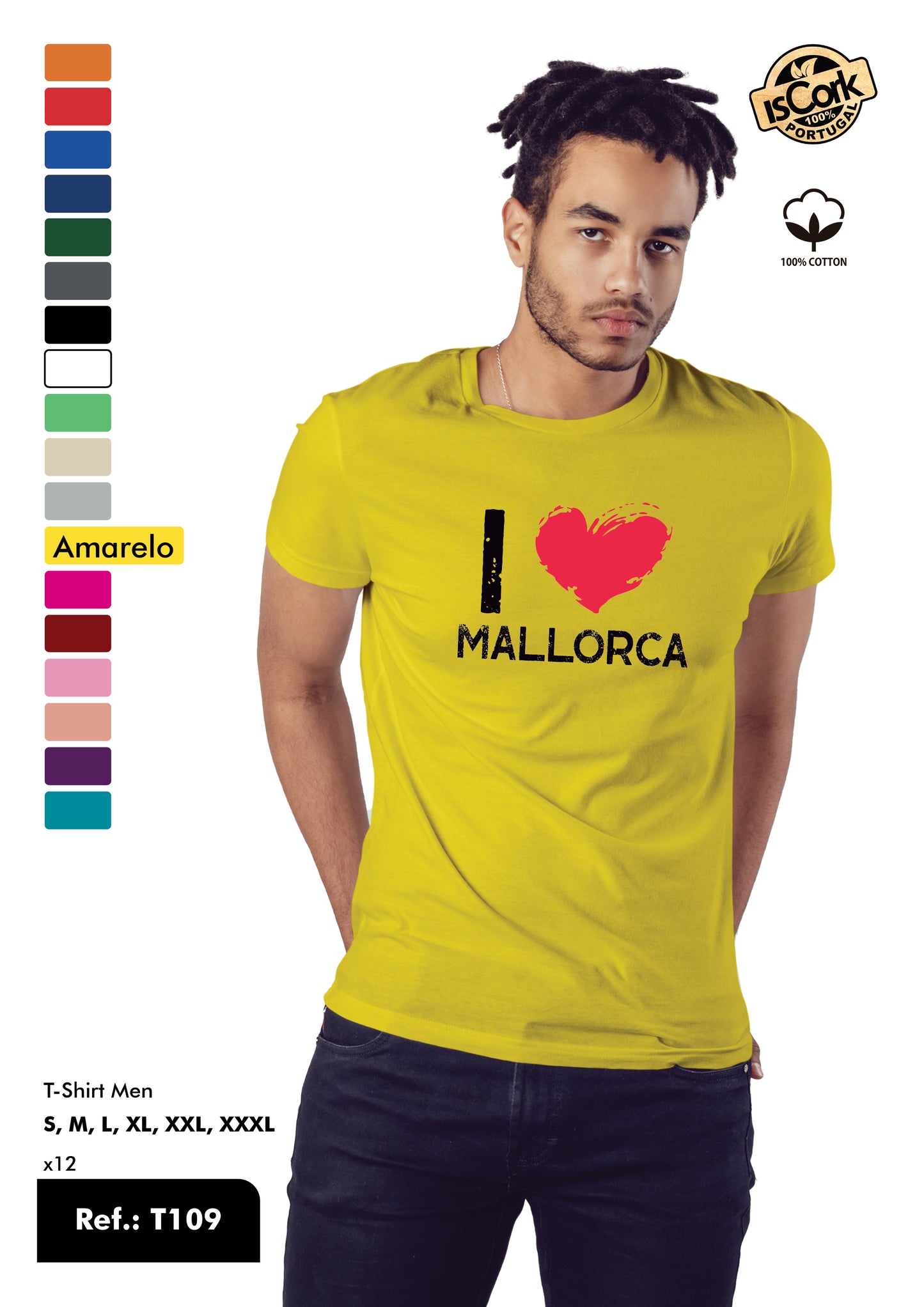 T-Shirt Adulto - Ref. T109 - Mallorca