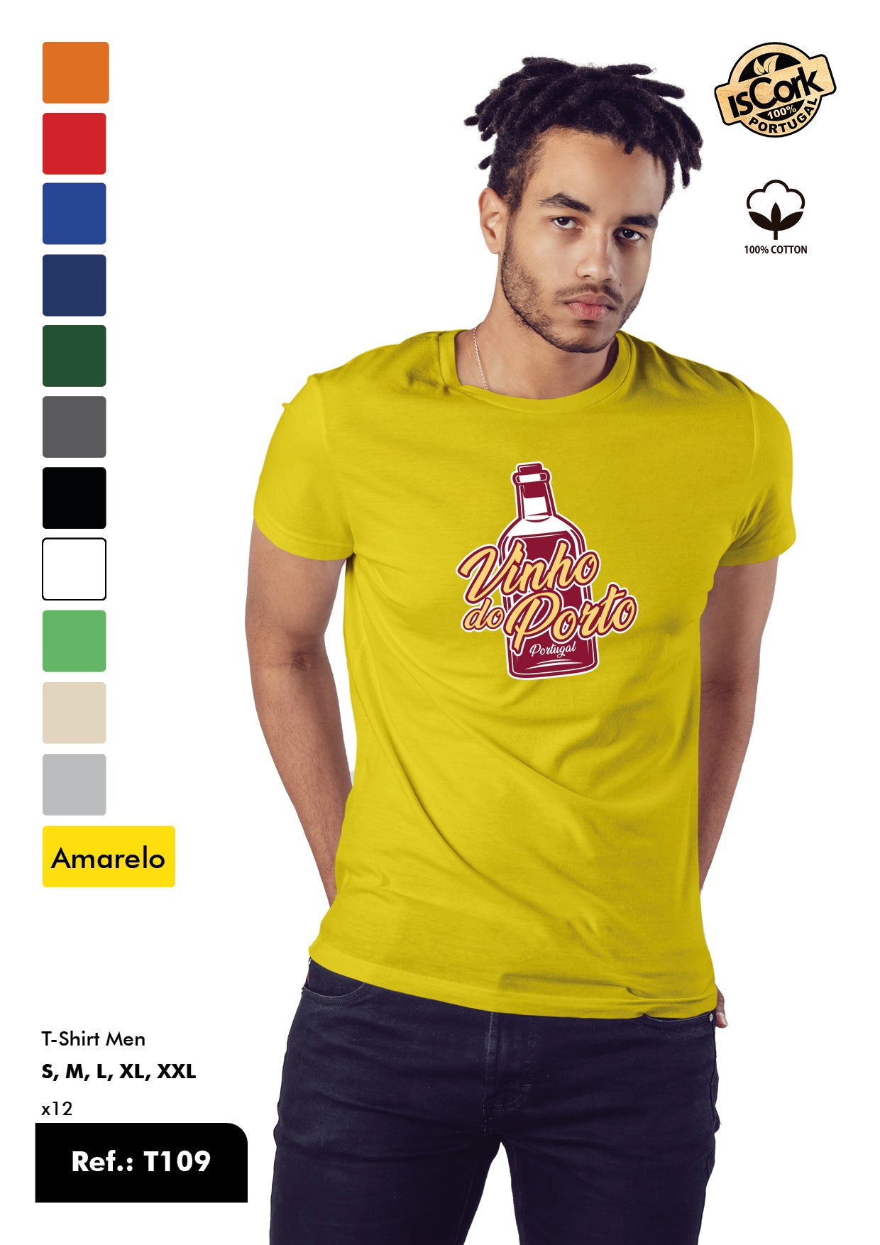 T-Shirt Adulto - Ref. T109 - Porto
