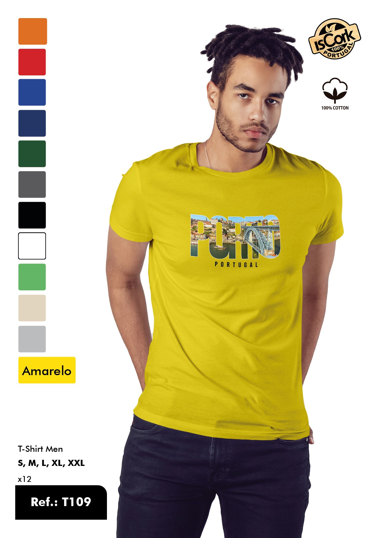 T-Shirt Adulto - Ref. T109 - Porto