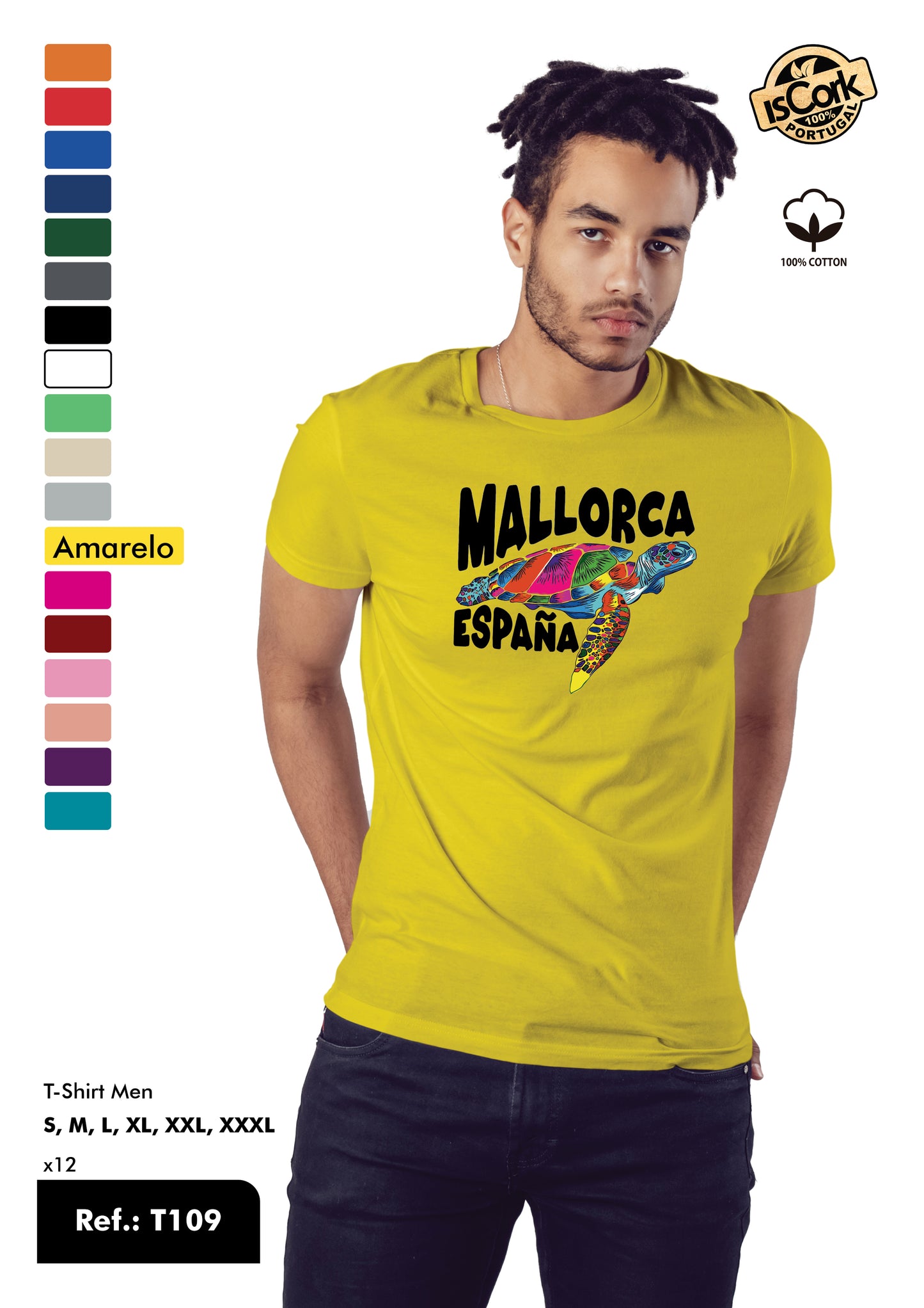 T-Shirt Adulto - Ref. T109 - Mallorca