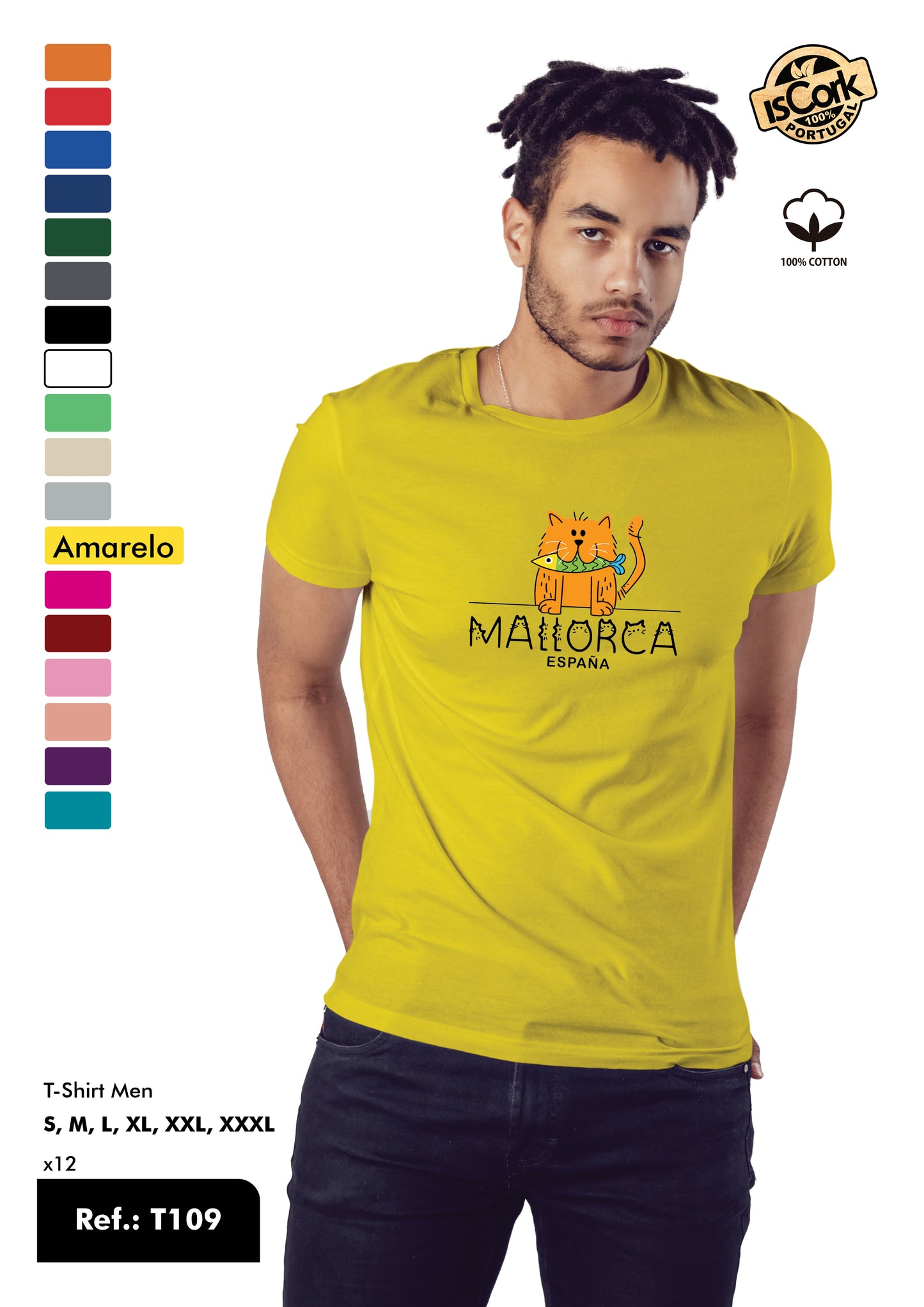 T-Shirt Adulto - Ref. T109 - Mallorca