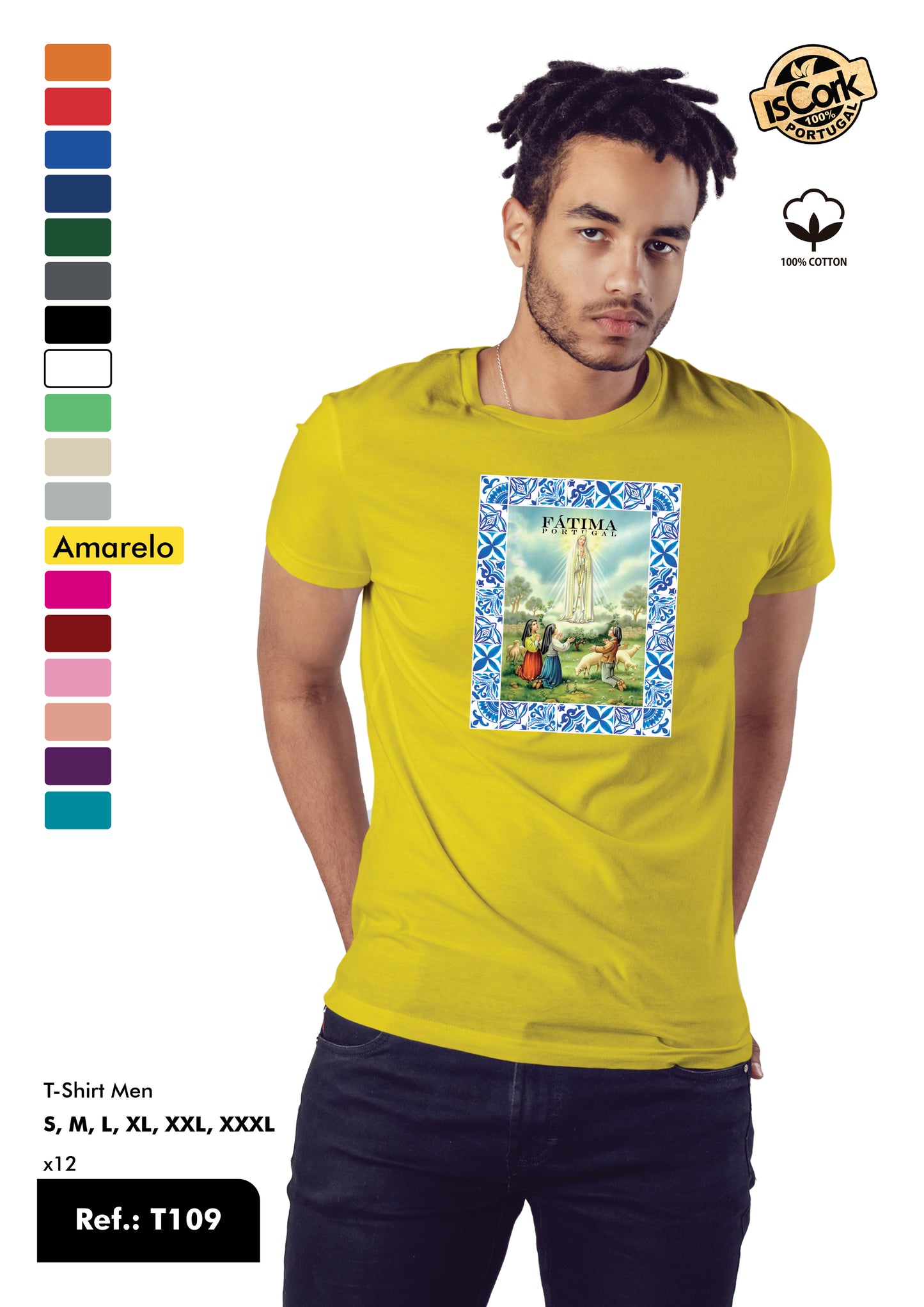 T-Shirt Adulto - Ref. T109 - Fátima