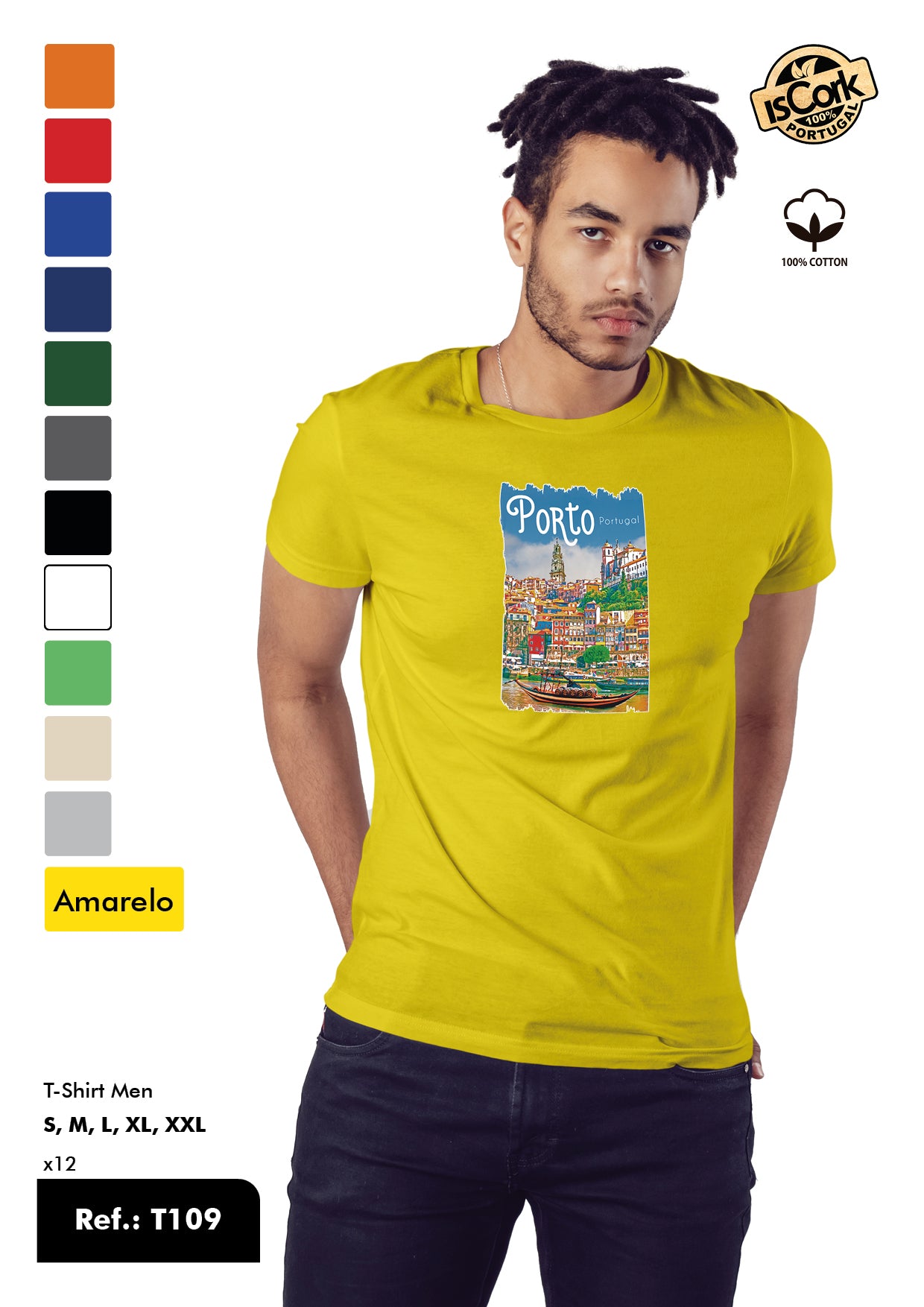 T-Shirt Adulto - Ref. T109 - Porto